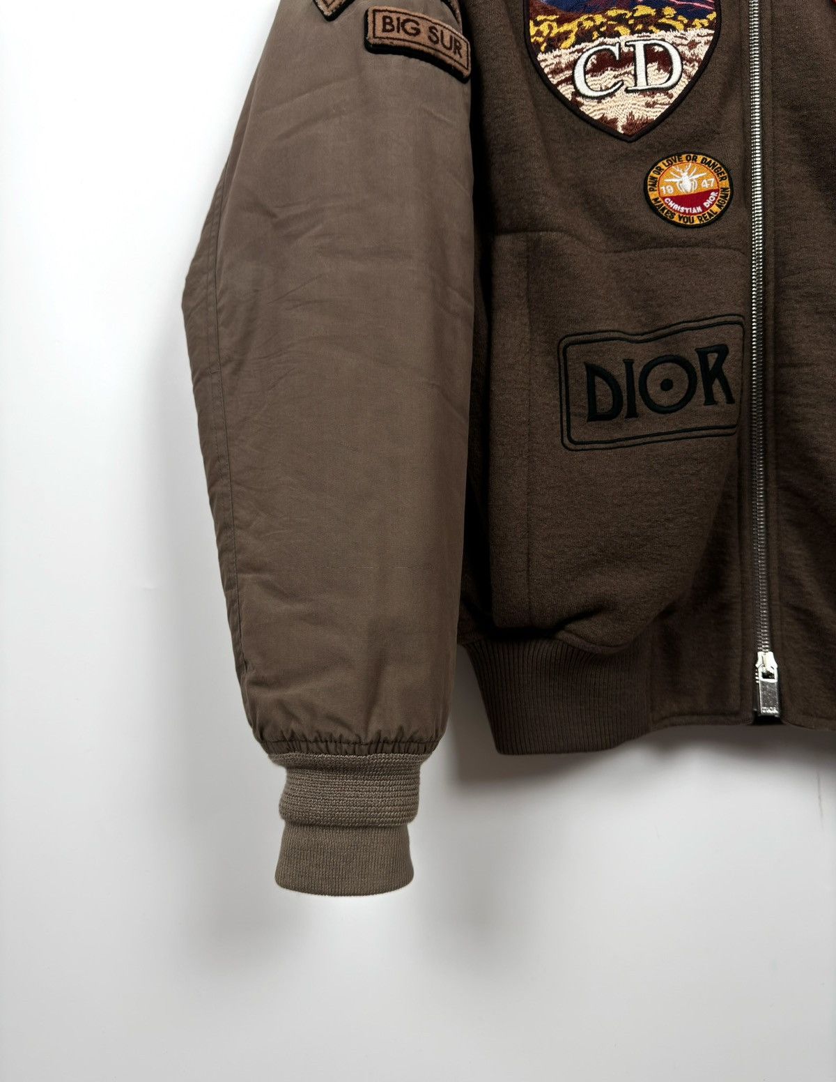 Dior Christian Dior Patch Wool Bomber Jacket Size US S / EU 44-46 / 1 - 7 Thumbnail