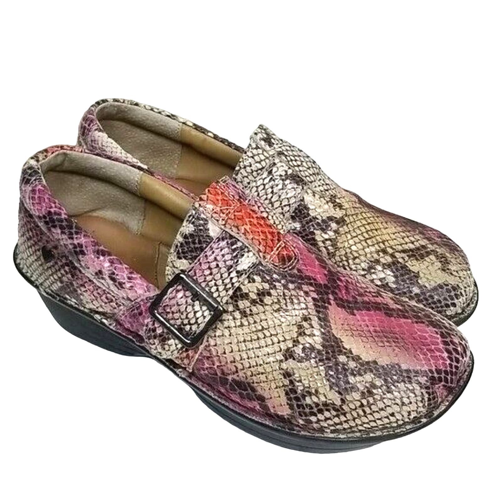 Norse Projects Nurse Mates Womens Clogs 9.5W Pillowtop Gelsey Snakeskin Size US 9.5 / IT 39.5 - 1 Thumbnail