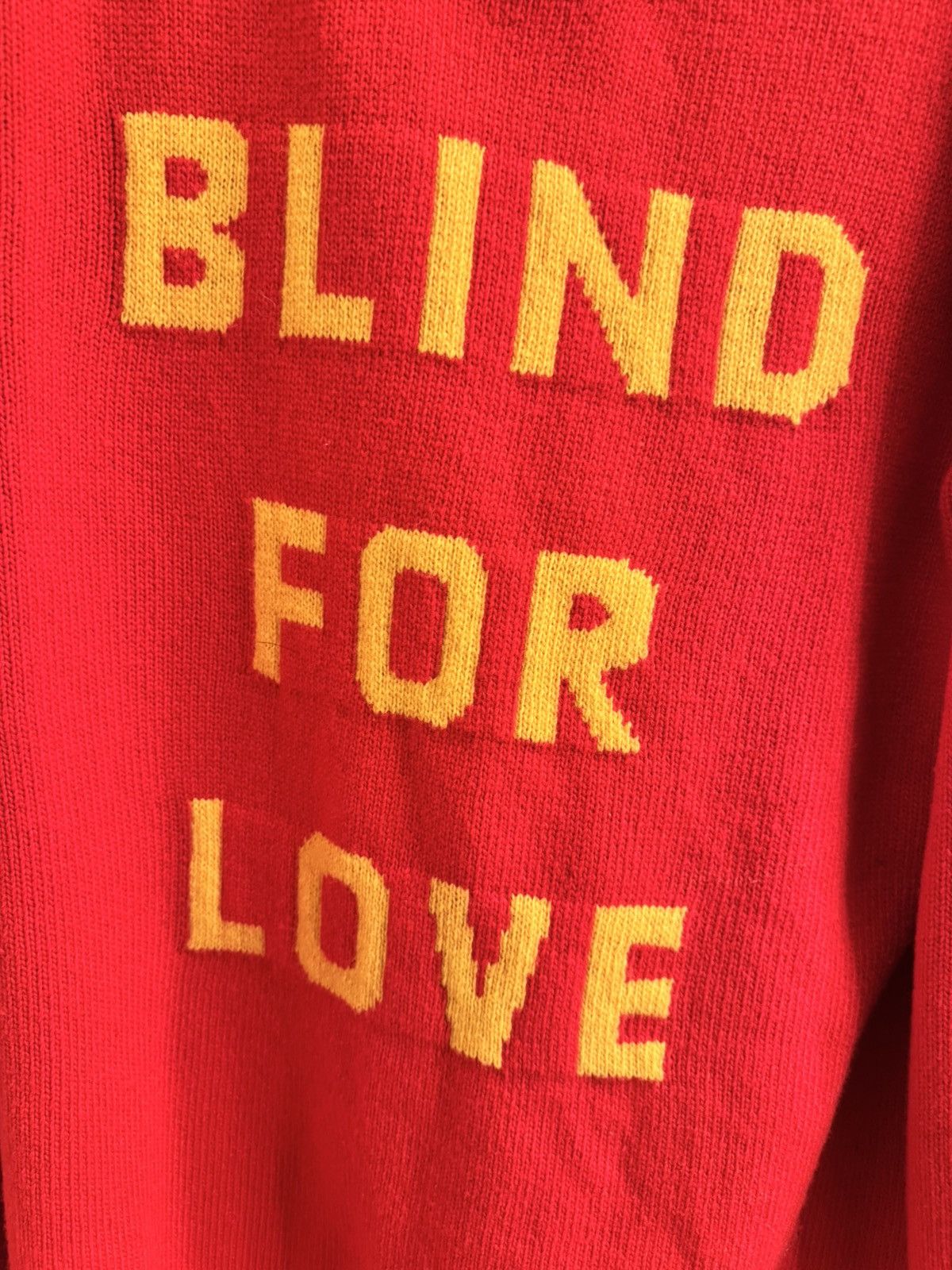 Gucci 100% Authentic GUCCI Blue “Blind For Love”Sweater With Bee Size US L / EU 52-54 / 3 - 3 Thumbnail