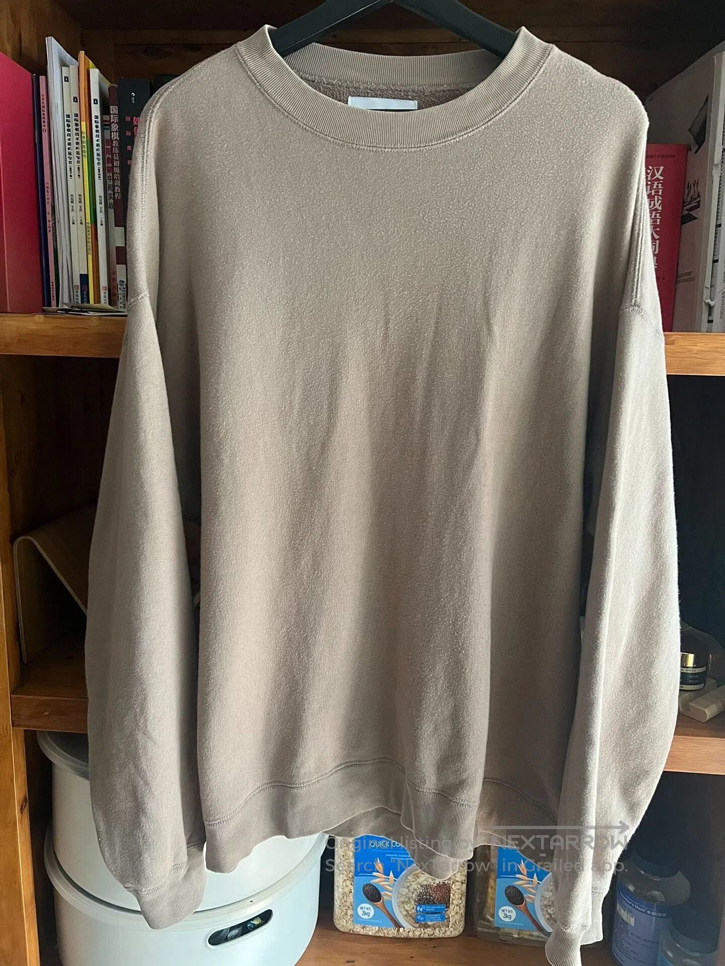 Markaware Marka Beige Oversized Crewneck Sweatshirt. Size US M / EU 48-50 / 2 - 1 Thumbnail