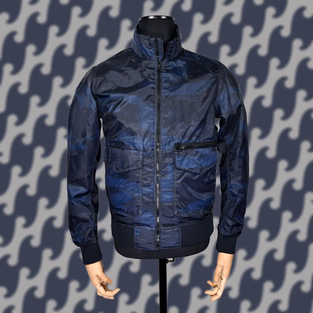 G-Star G-Star TROUPMAN BOMBER MAZARINE BLUE WAVE CAM PUOLOR CAMO SIZE M Jacket Men Size US M / EU 48-50 / 2 - 1 Thumbnail