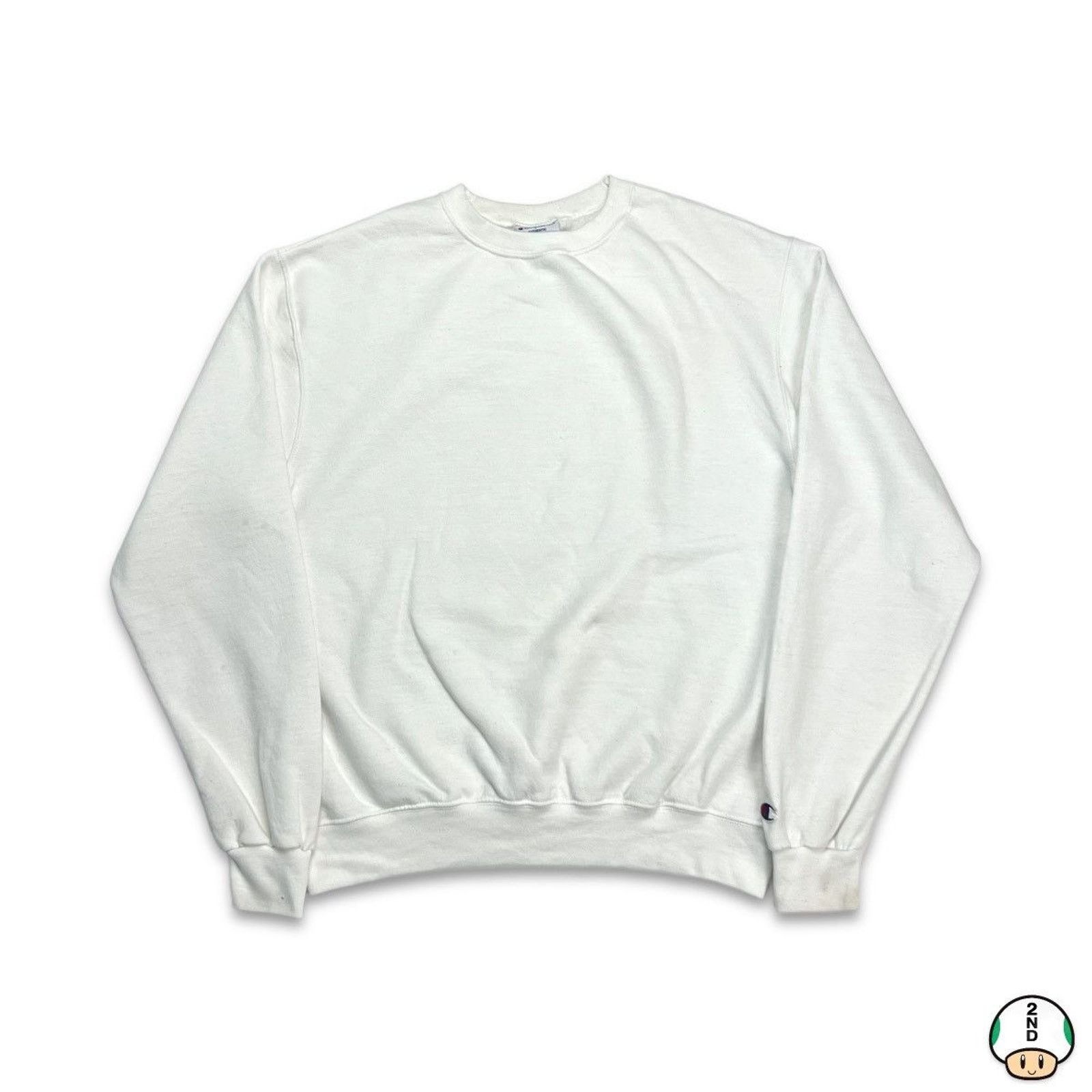 Champion × Vintage Champion Sweatshirt Medium Eco Athletic Blank Pullover Crew Size US M / EU 48-50 / 2 - 1 Thumbnail