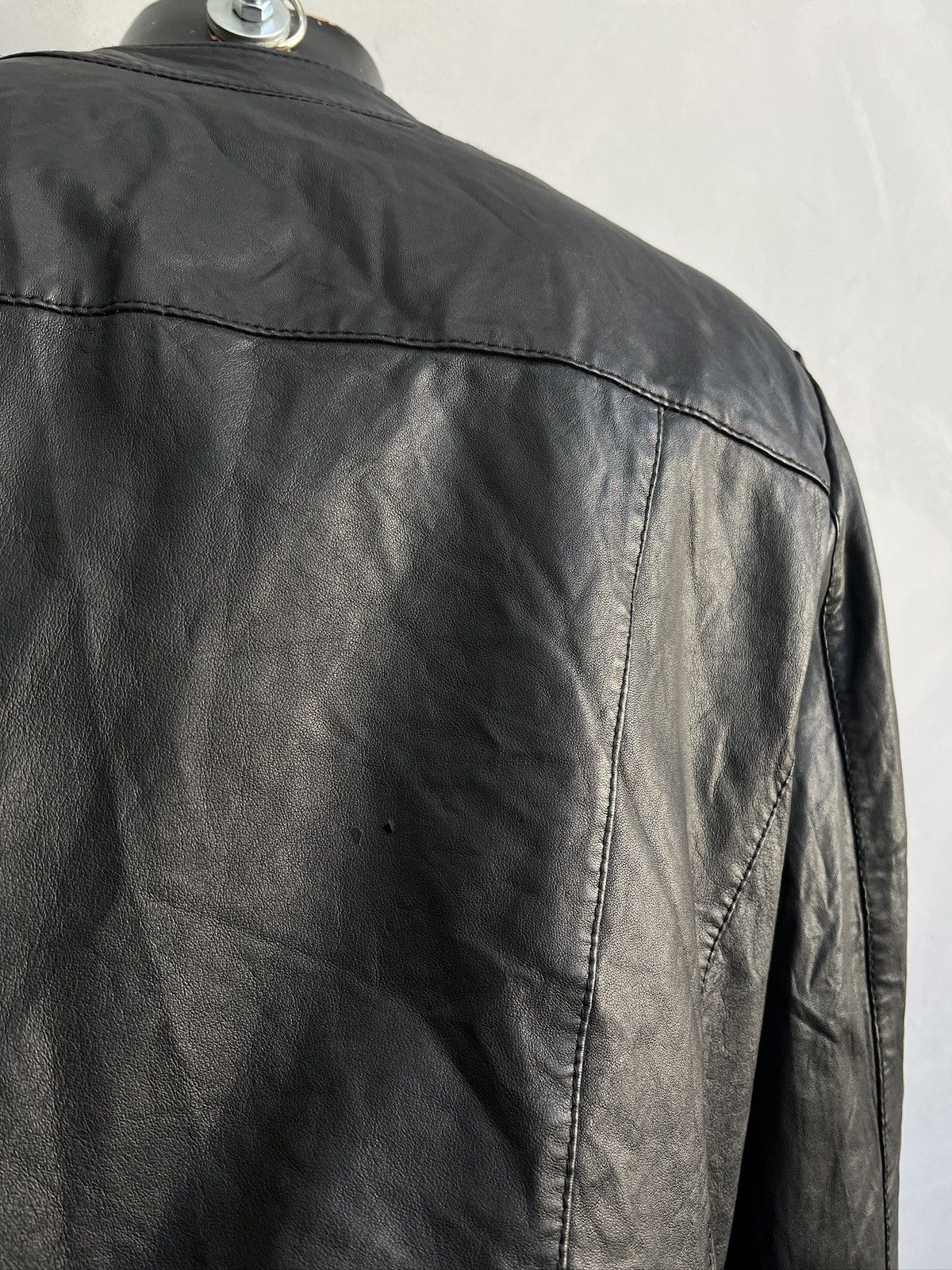 14th Addiction Gothic biker style y2k black leather jacket 14th addiction Size US M / EU 48-50 / 2 - 9 Thumbnail