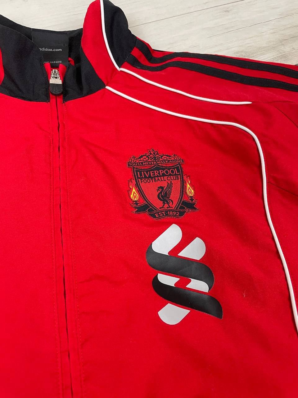 Adidas Adidas Liverpool 2010 2011 Training Track Top Soccer Jacket Size US M / EU 48-50 / 2 - 10 Thumbnail