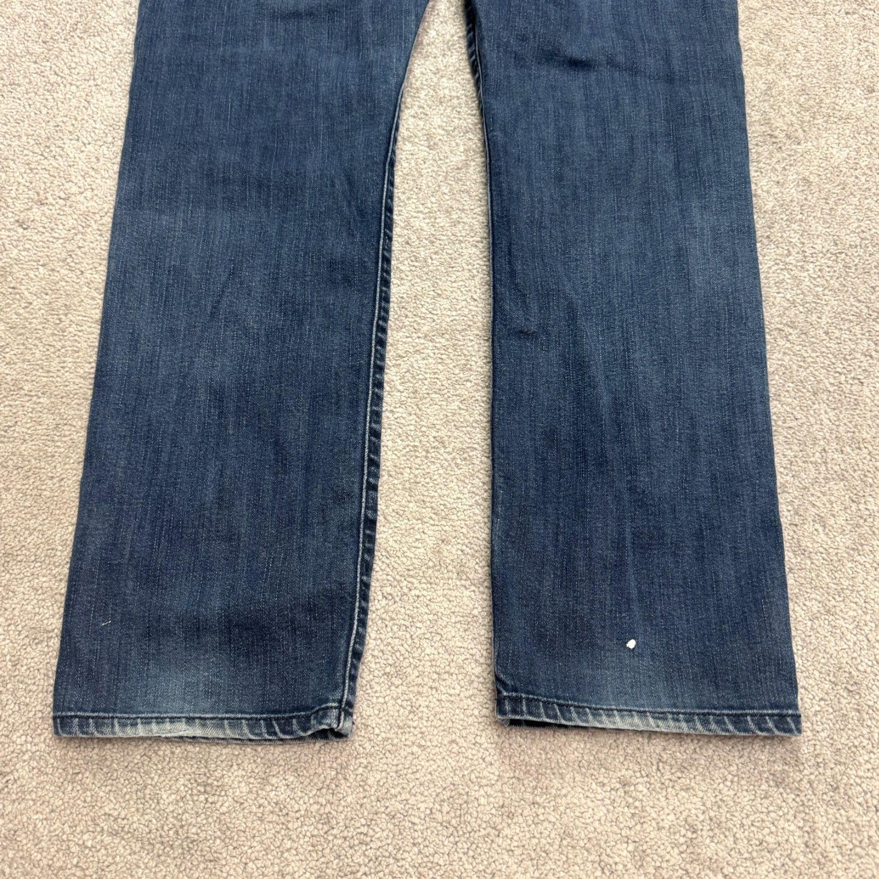 7 For All Mankind 7 For All Mankind Straight Jeans Mens 36 Blue Ripped Cotton Blend Urban Style Size US 36 / EU 52 - 5 Thumbnail