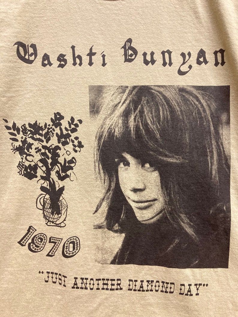 Comfort Colors Vashti Bunyan fan art t-shirt Khaki Comfort Colors Size US M / EU 48-50 / 2 - 2 Thumbnail