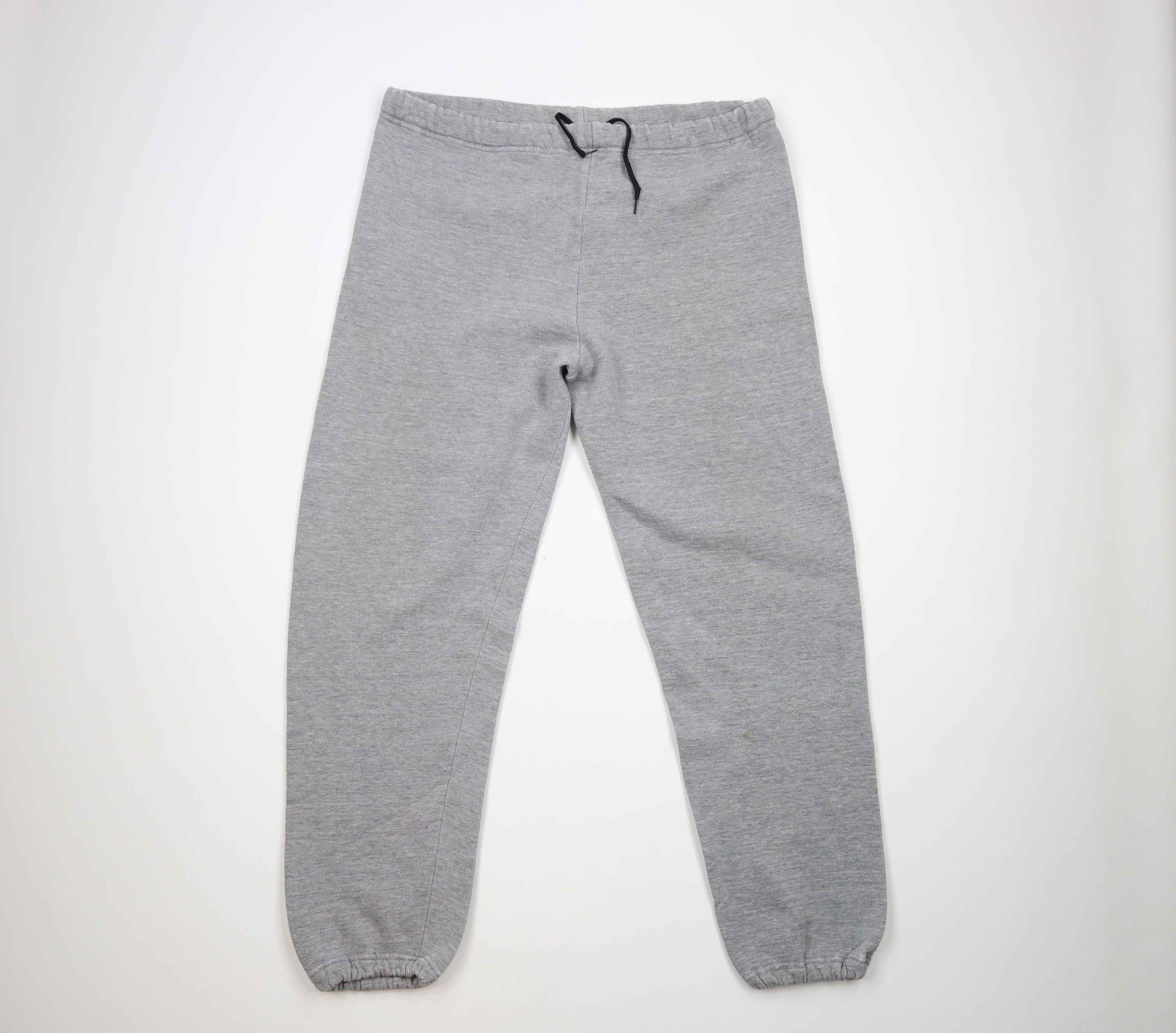 image of 90's Russell Athletic Sweatpants Joggers Gray Usa in Grey, Men's (Size 38)