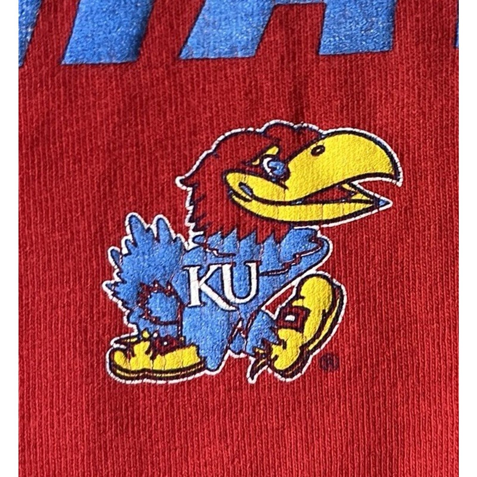 NCAA Vintage XL University of Kansas Jayhawks Licensed T-shirt Size US XL / EU 56 / 4 - 3 Thumbnail