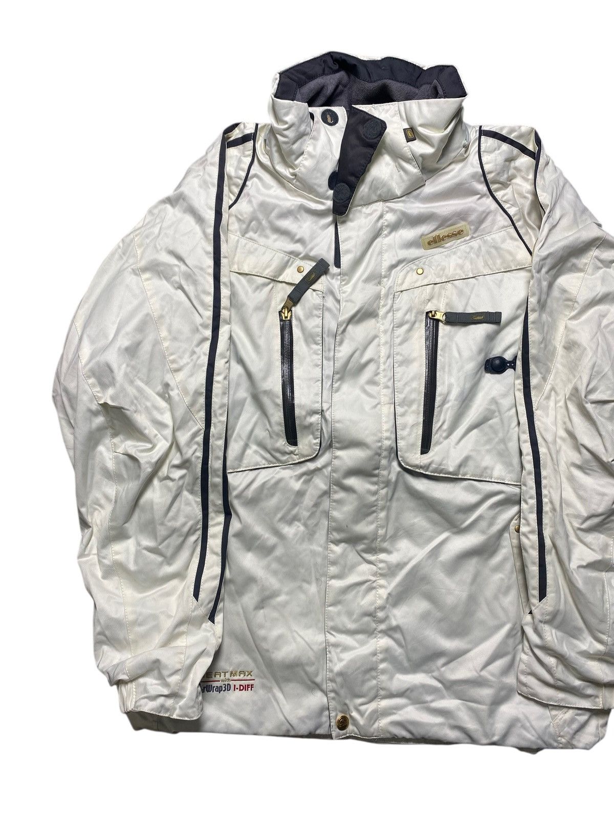 Ellesse VINTAGE ELLESSE HEATMAX JACKET ZIPPER TACTICAL Size US M / EU 48-50 / 2 - 4 Thumbnail