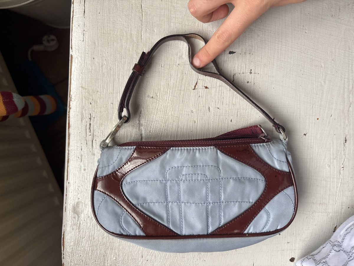 Prada Prada Handbag Light Blue - Maroon Size ONE SIZE - 9 Thumbnail