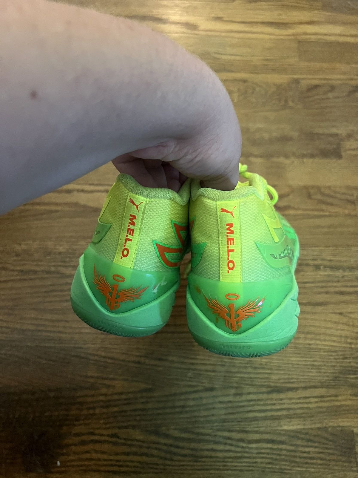 Puma Puma LeMelo Ball MB.02 Nickelodeon Slime Mens Size 10 Green Size US 10 / EU 43 - 4 Thumbnail
