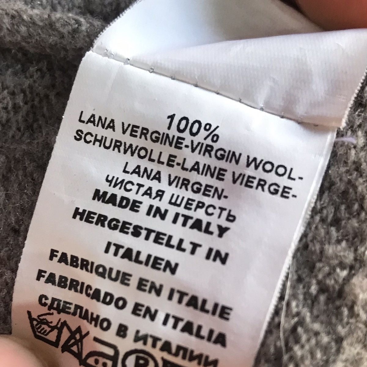 Gran Sasso GRAN SASSO MADE IN ITALY TEXTURED PURE WOOL GREY CREWNECK Size M / US 6-8 / IT 42-44 - 10 Thumbnail
