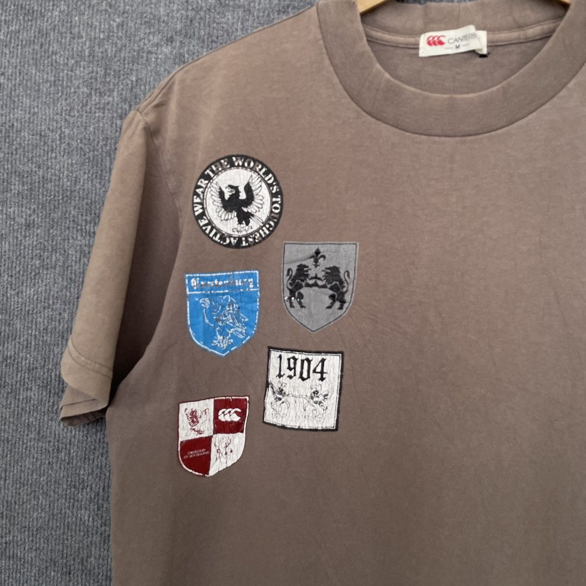 Canterbury of New Zealand × Vintage Vintage 1990s Canterbury Rugby Sunfaded T Shirt Size US M / EU 48-50 / 2 - 2 Thumbnail
