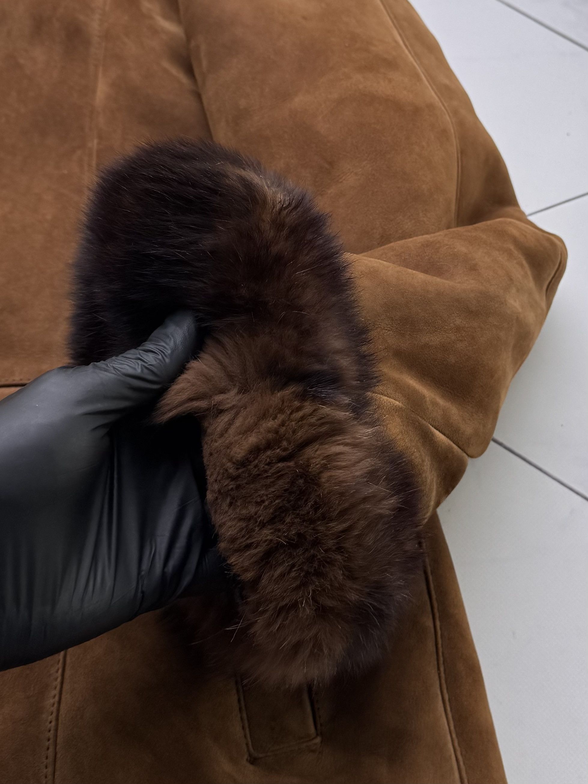 Vintage Vintage Real Sheepskin Coat Shearling Leather Luxury Winter Size M / US 6-8 / IT 42-44 - 15 Thumbnail