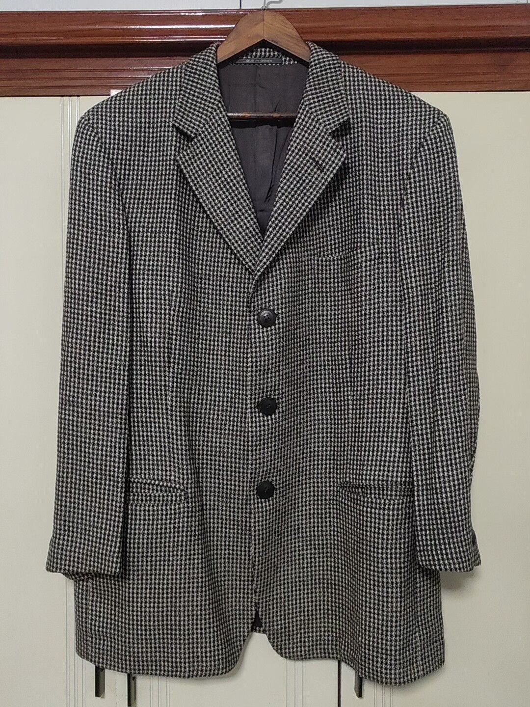 Versace versace classic v2 houndstooth blazer Size US M / EU 48-50 / 2 - 1 Thumbnail