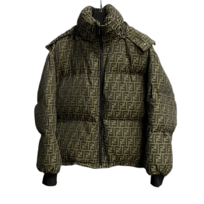 Fendi Fendi Brown Logo Puffer Jacket Size 48 Size US L / EU 52-54 / 3 - 1 Thumbnail