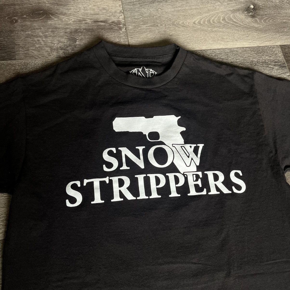 Drain Gang × Sad Boys Snow Strippers Gun Pistol 2023 Graphic Logo Tour T Shirt Size US M / EU 48-50 / 2 - 3 Thumbnail