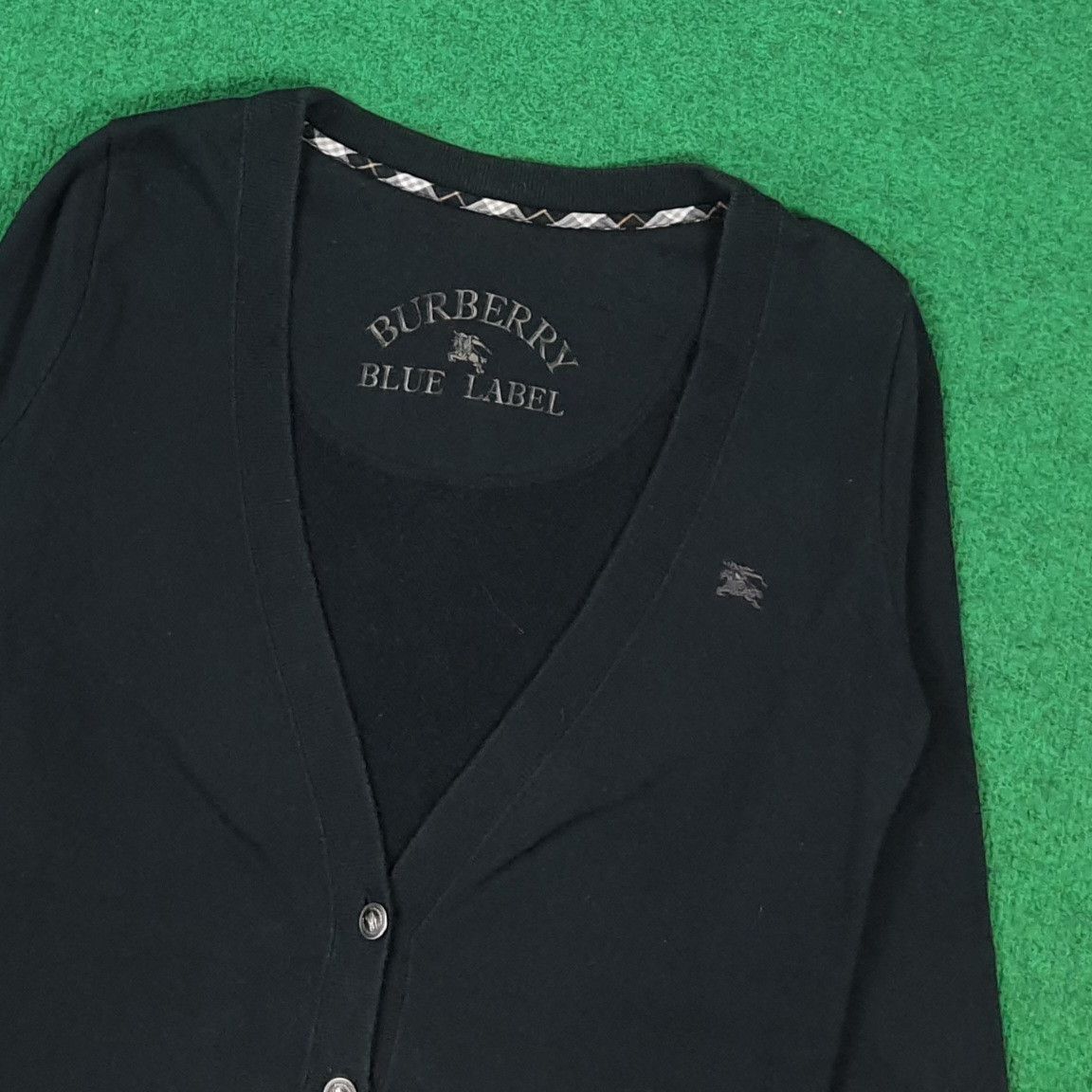 Burberry Vintage Burberry Blue Label Custom Logo Cardigan C302N22 Size XS / US 0-2 / IT 36-38 - 2 Thumbnail