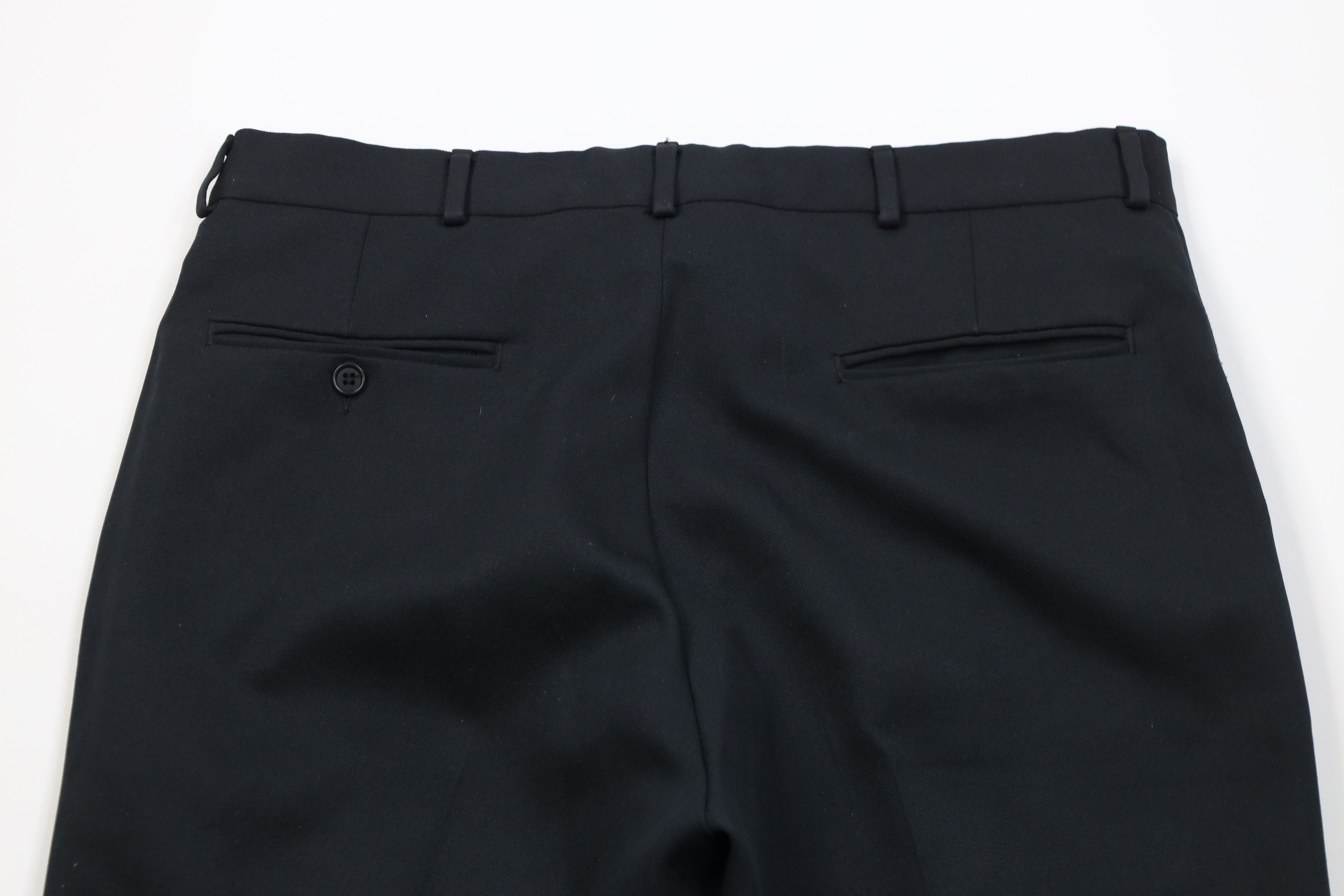 Vintage Vintage 70s Streetwear Flared Wide Leg Chino Pants Black USA Size US 36 / EU 52 - 10 Thumbnail