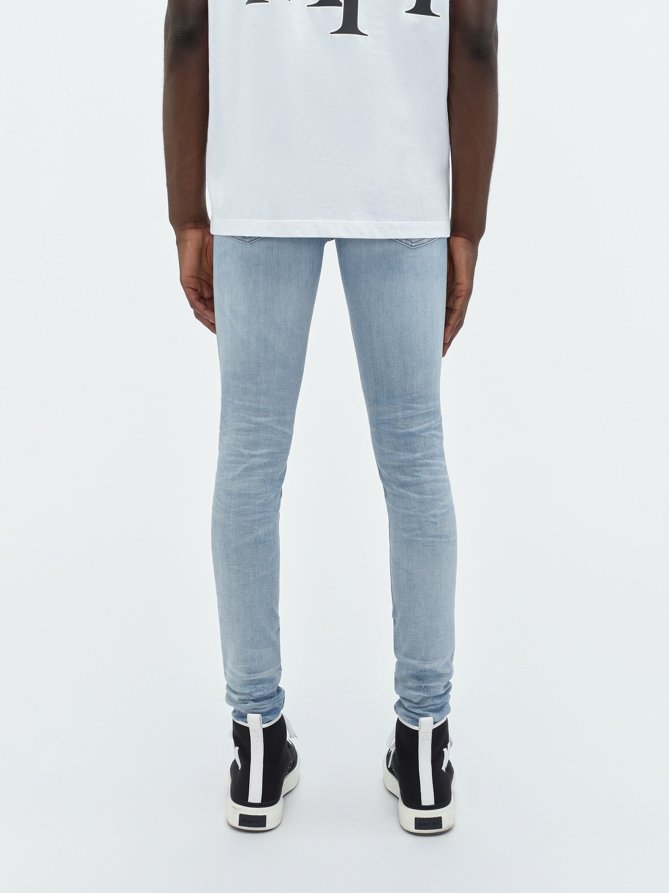Amiri o1mle0925 Stack Jeans in Blue Size US 29 - 4 Thumbnail