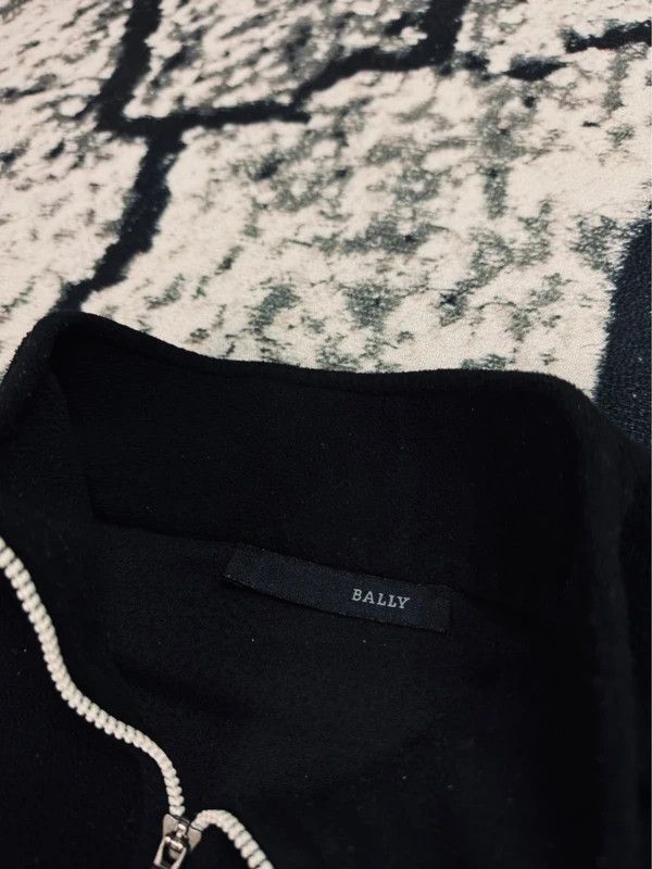 Bally Bally halfzip fleece sweatshirt black white 44 Size M / US 6-8 / IT 42-44 - 4 Thumbnail