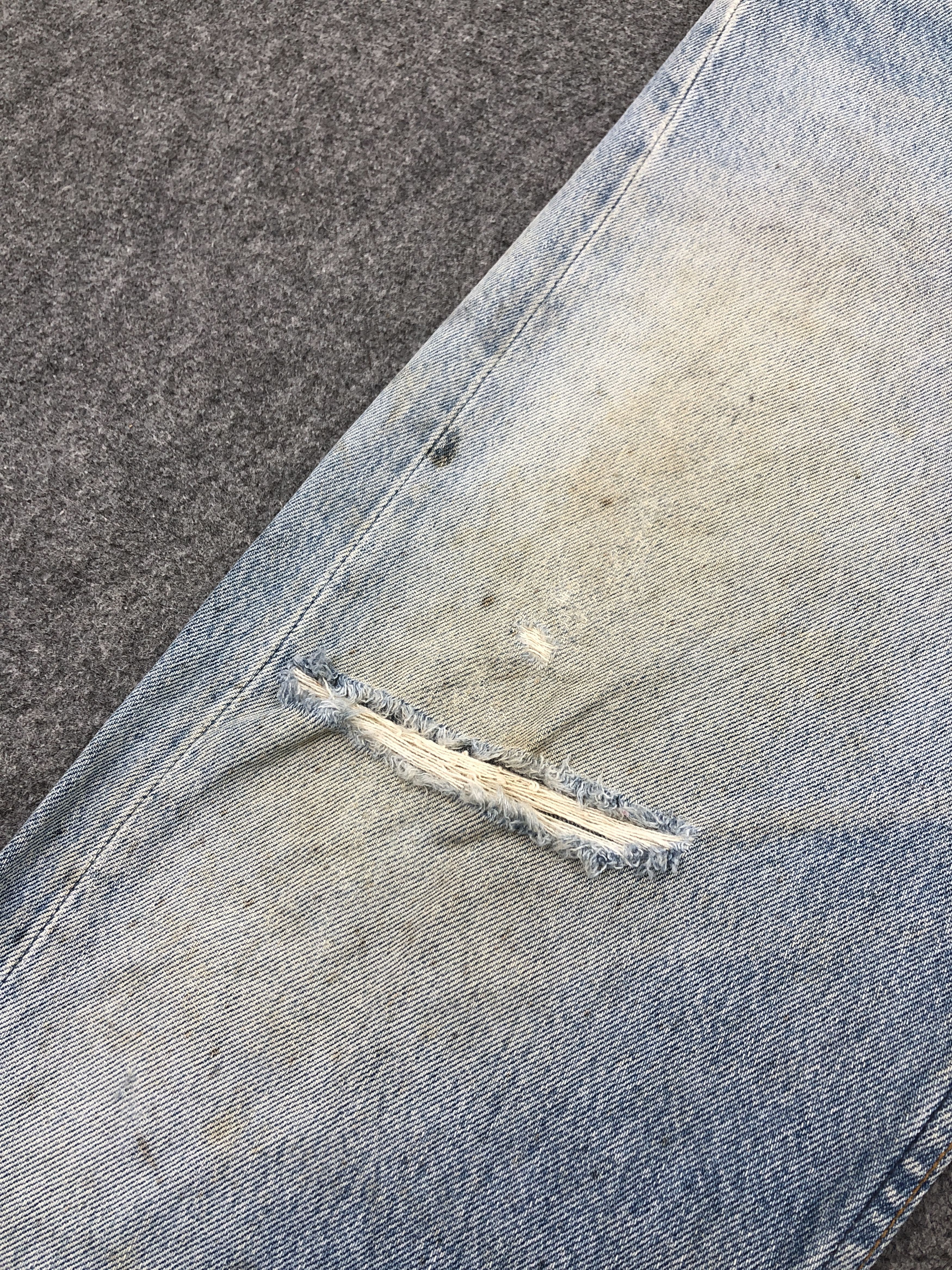 Levi's × Vintage Vintage 90s Levis 501 Light Washed Jeans Size US 31 - 10 Thumbnail