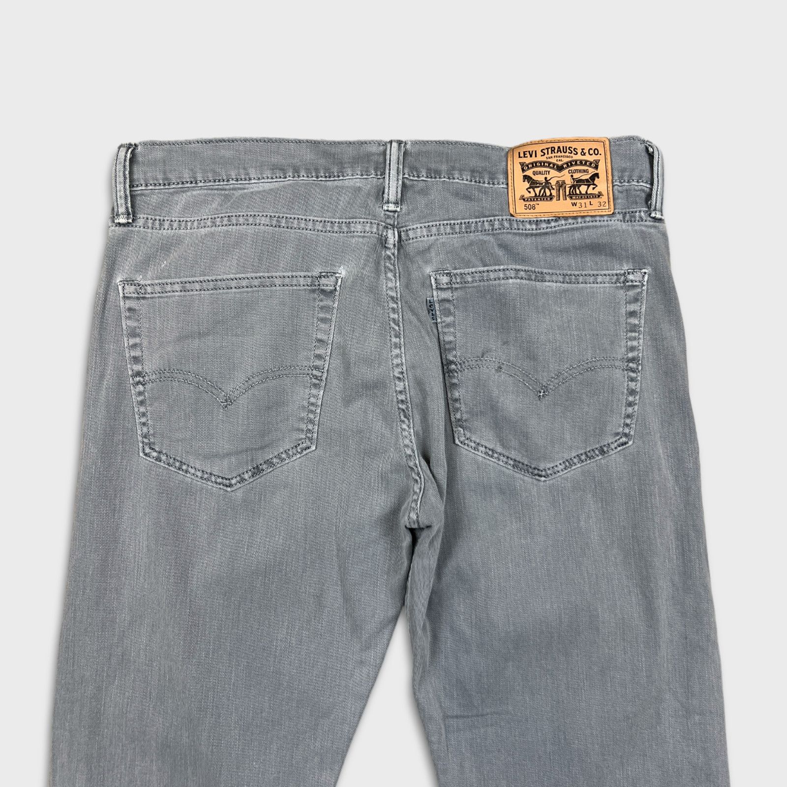 Levi's × Vintage Levi's 508 Jeans 31x30 Regular Taper Lightweight Denim Pants Size US 30 / EU 46 - 6 Thumbnail