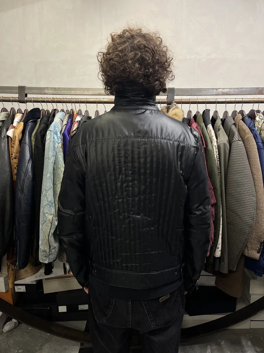 Gucci 2000s Gucci Black Biker Avnat-Garde Puffer Jacket by Tom Ford Size US L / EU 52-54 / 3 - 4 Thumbnail