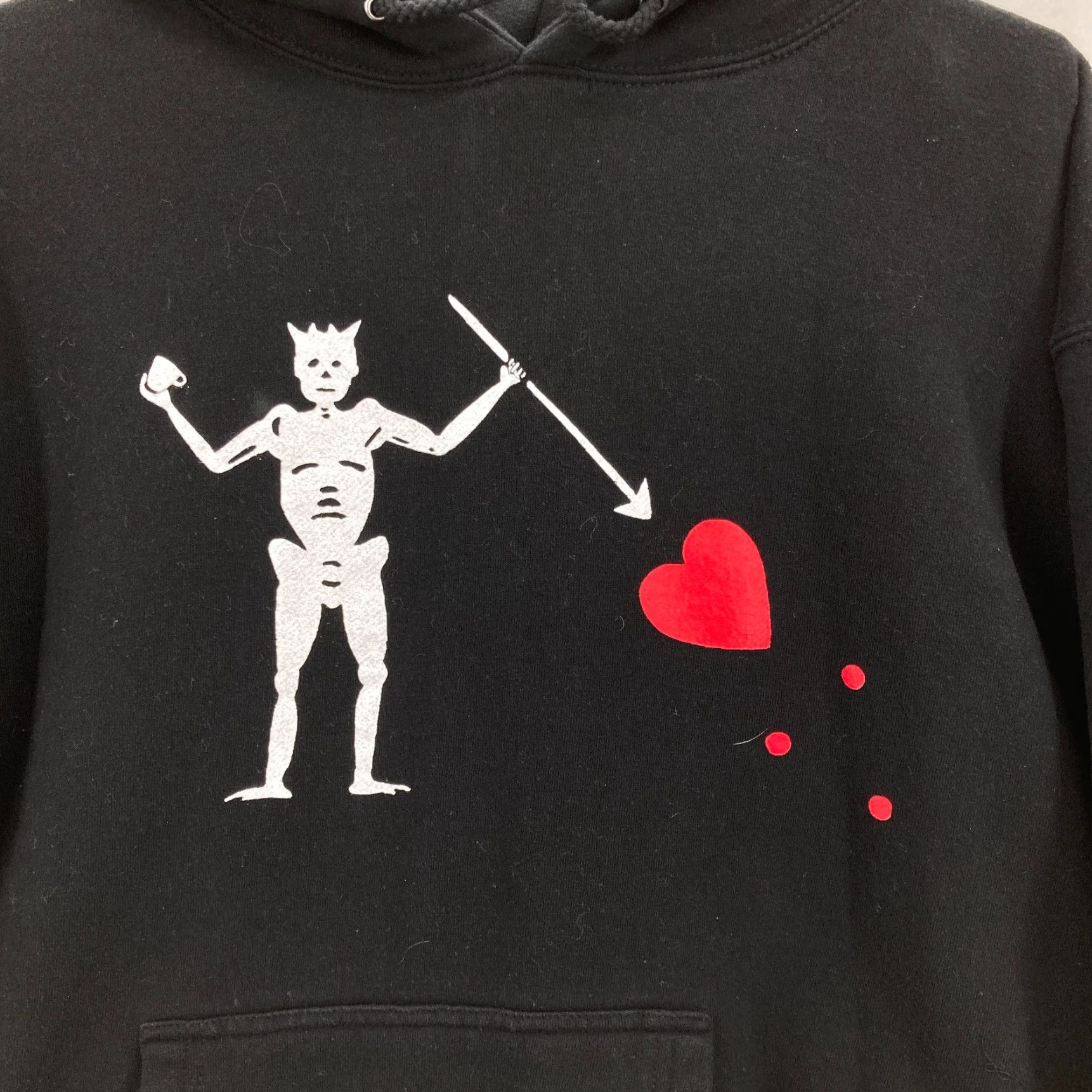 Vintage Black Rifle Coffee Hoodie Mens Large Black Pullover Blackbeards Delight Skeleton Size US L / EU 52-54 / 3 - 2 Thumbnail