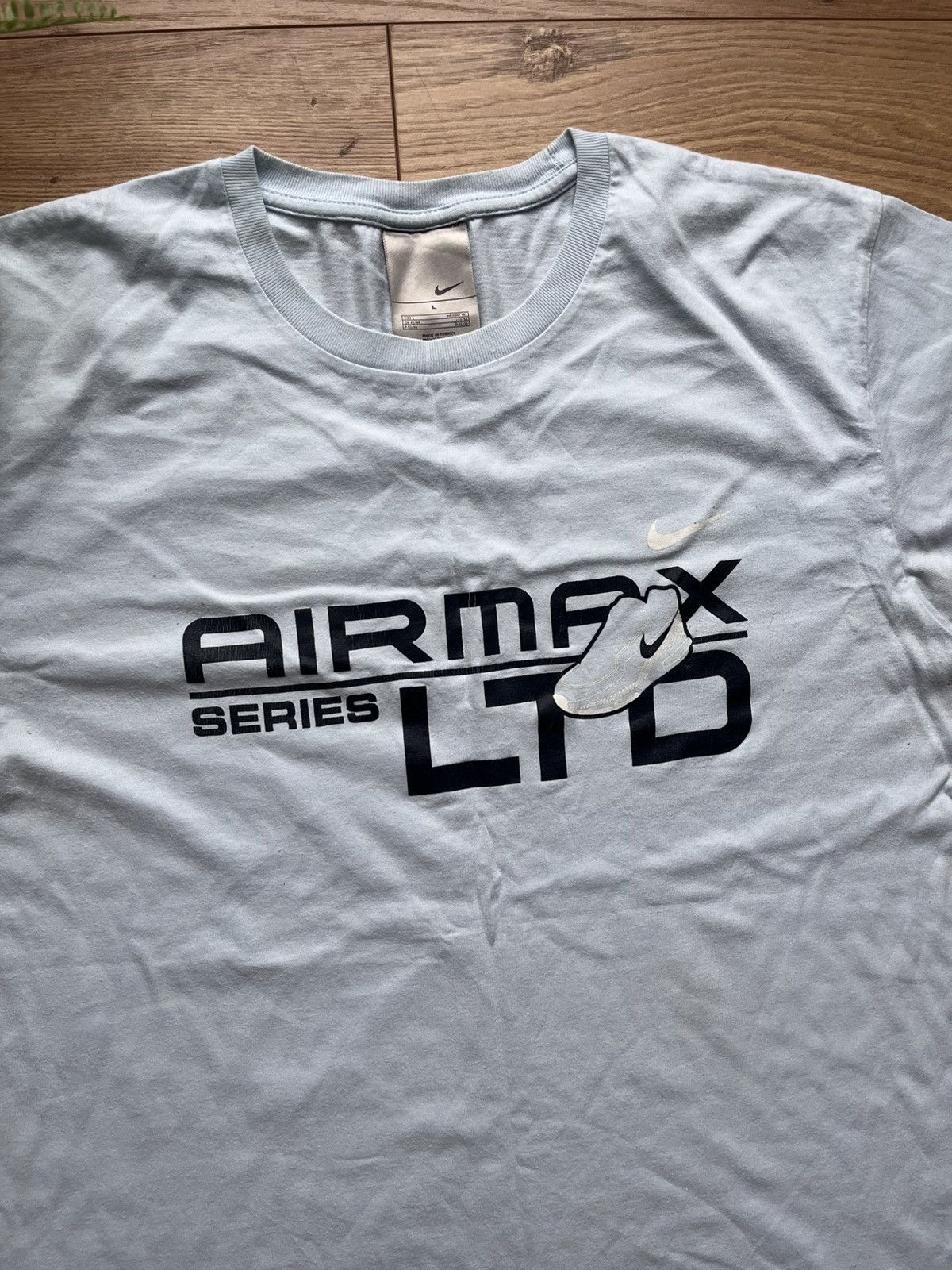 Nike 90’s NIKE AIRMAX SPELLOUT BIG LOGO RETRO Y2K SWOOSH RARE TEE Size US L / EU 52-54 / 3 - 2 Thumbnail