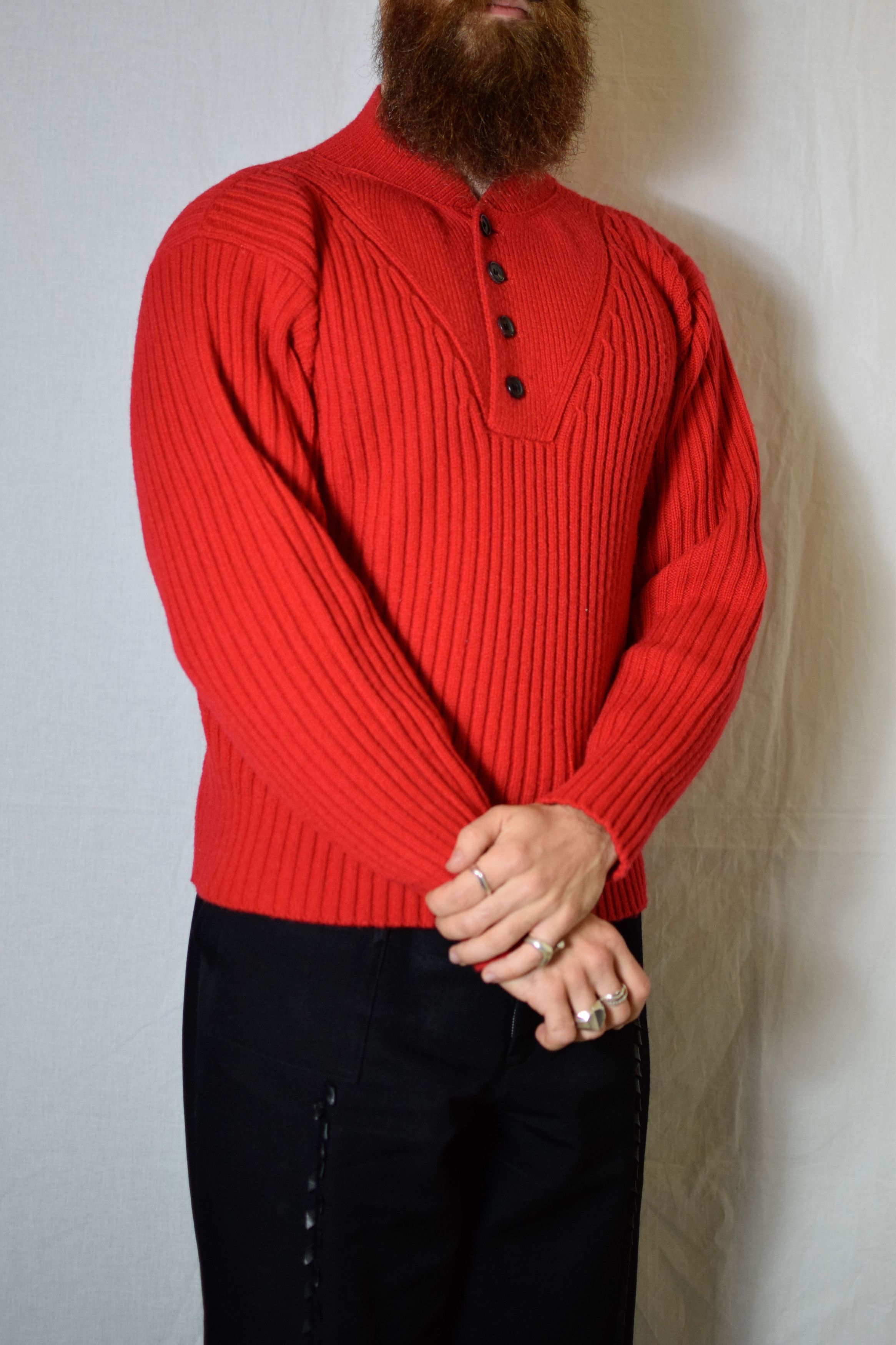 Yohji Yamamoto YYPH Archive Red Knit Size US L / EU 52-54 / 3 - 4 Thumbnail
