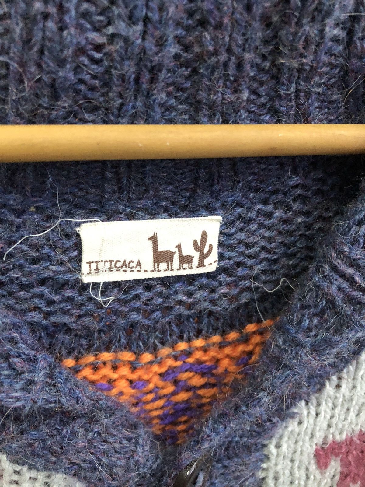 Japanese Brand Titicaca Alpaca Wool Llama Knit Cardigan Vintage Size US M / EU 48-50 / 2 - 4 Thumbnail