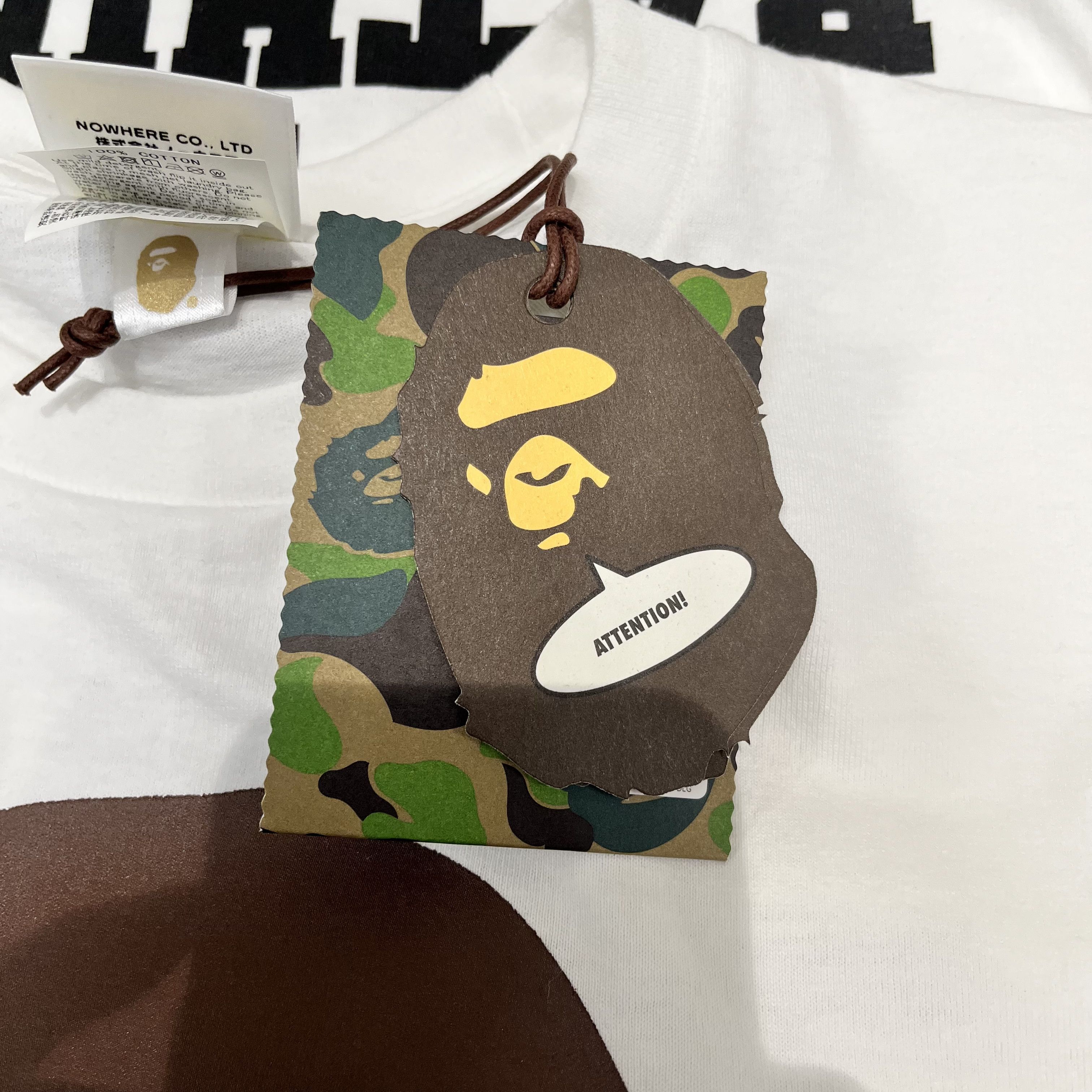 Bape × Swarovski Bape x Big Sean Swarovski Ape Head Tee White Size US M / EU 48-50 / 2 - 13 Thumbnail