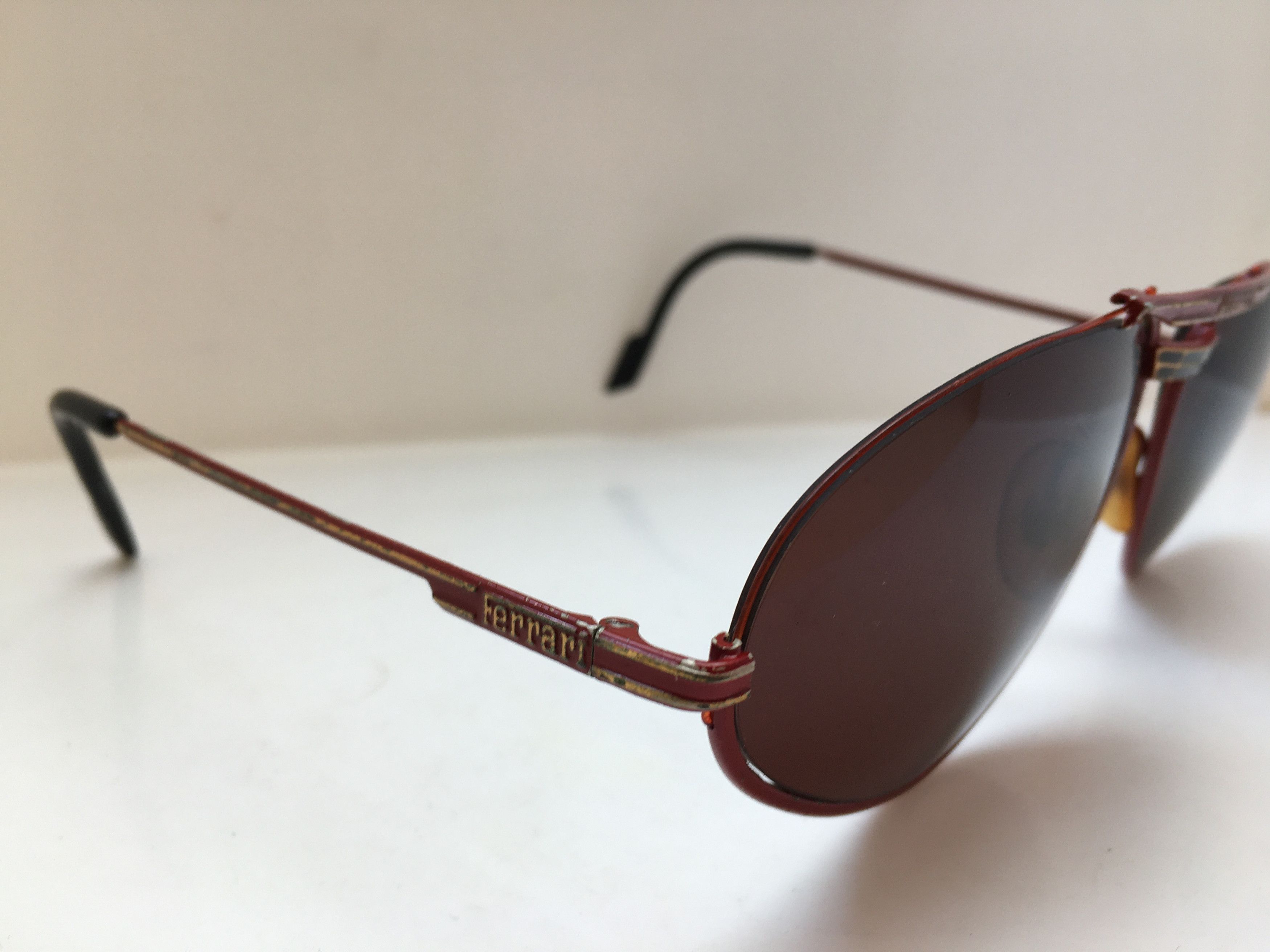 Ferrari Vintage Ferrari Red Sunglasses Frame Italy Size ONE SIZE - 2 Thumbnail