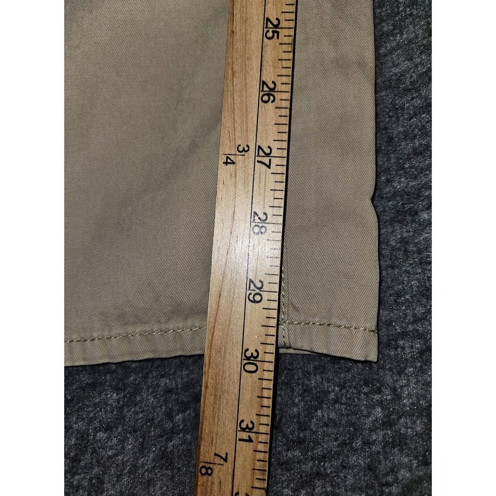 Tommy Hilfiger Tommy Hilfiger Pants Mens 34x32 Beige Straight Leg Casual Chino Cotton Khakis Size US 34 / EU 50 - 5 Thumbnail