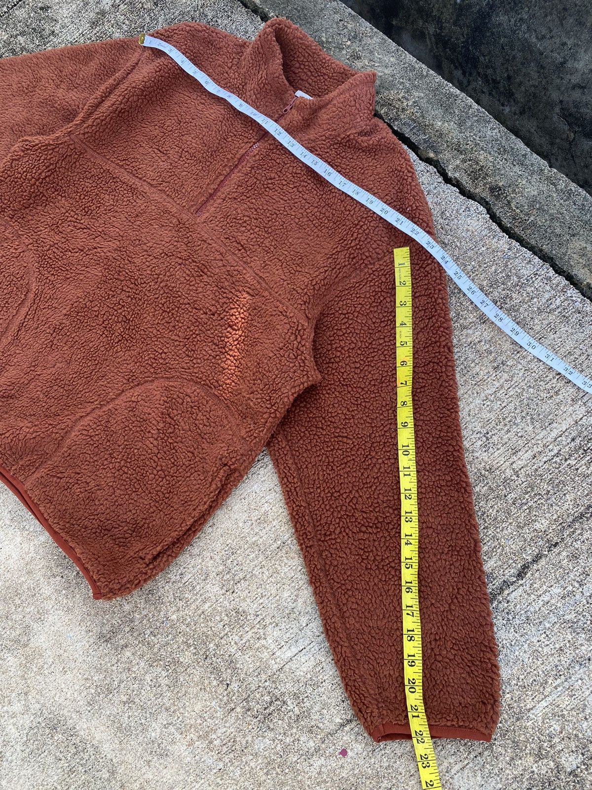 GU × Japanese Brand × Vintage GU Sherpa Half Zipper Size US XL / EU 56 / 4 - 9 Thumbnail