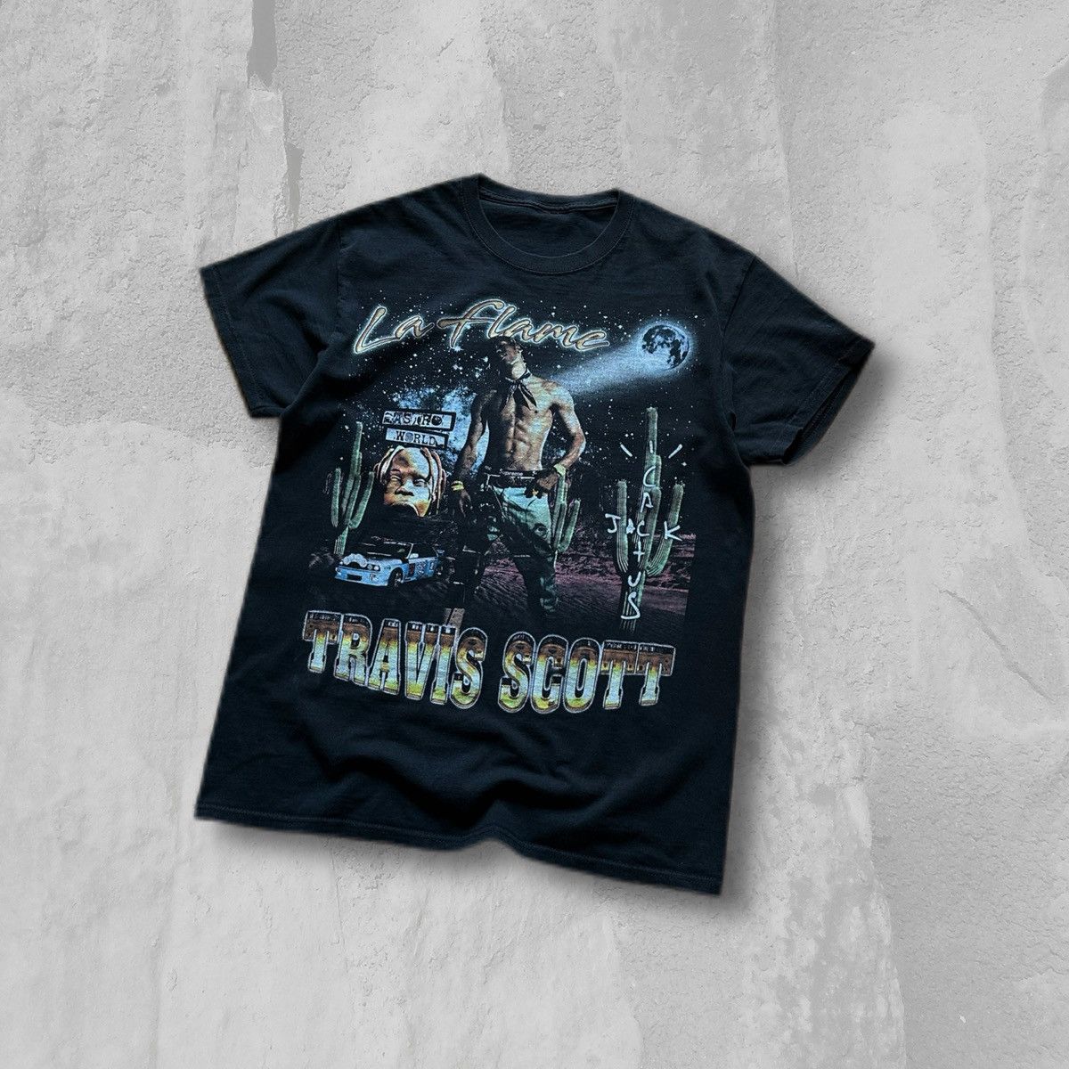 Travis Scott Mens Vintage Travis Scott T-shirt rare tee rap size M Size US M / EU 48-50 / 2 - 1 Thumbnail