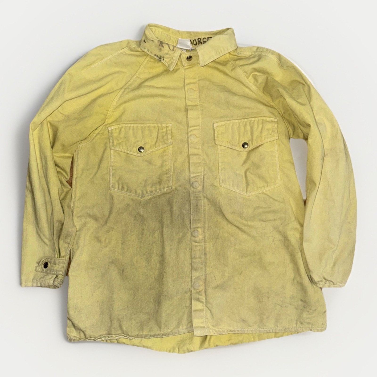 Vintage Vintage Firefighter Chore Jacket USA Distressed Workwear M Size US M / EU 48-50 / 2 - 1 Thumbnail