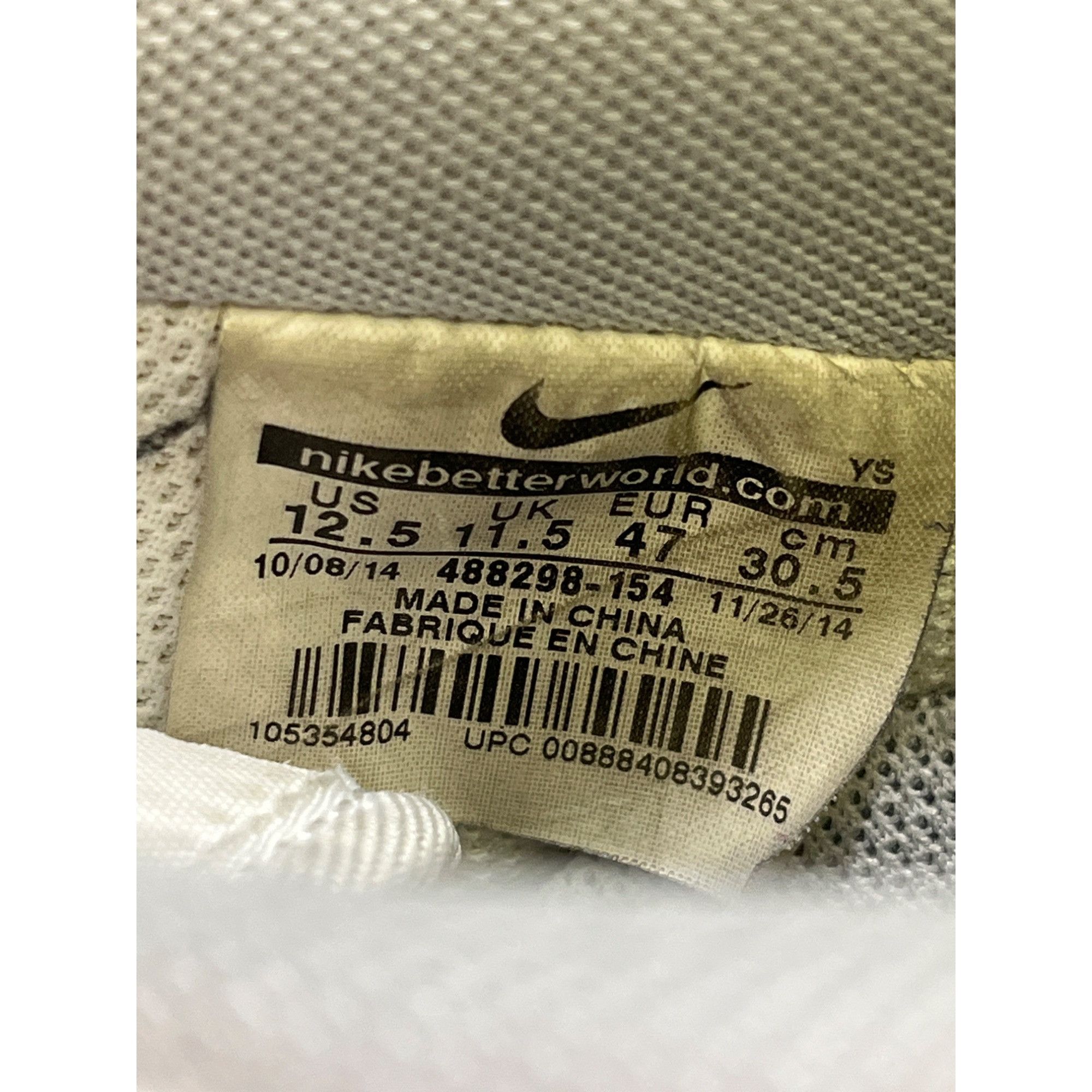 Nike Nike Air Force 1 Men's White Shoes/Sneakers Size 12.5 SKU 59 Size US 12.5 / EU 45-46 - 6 Thumbnail