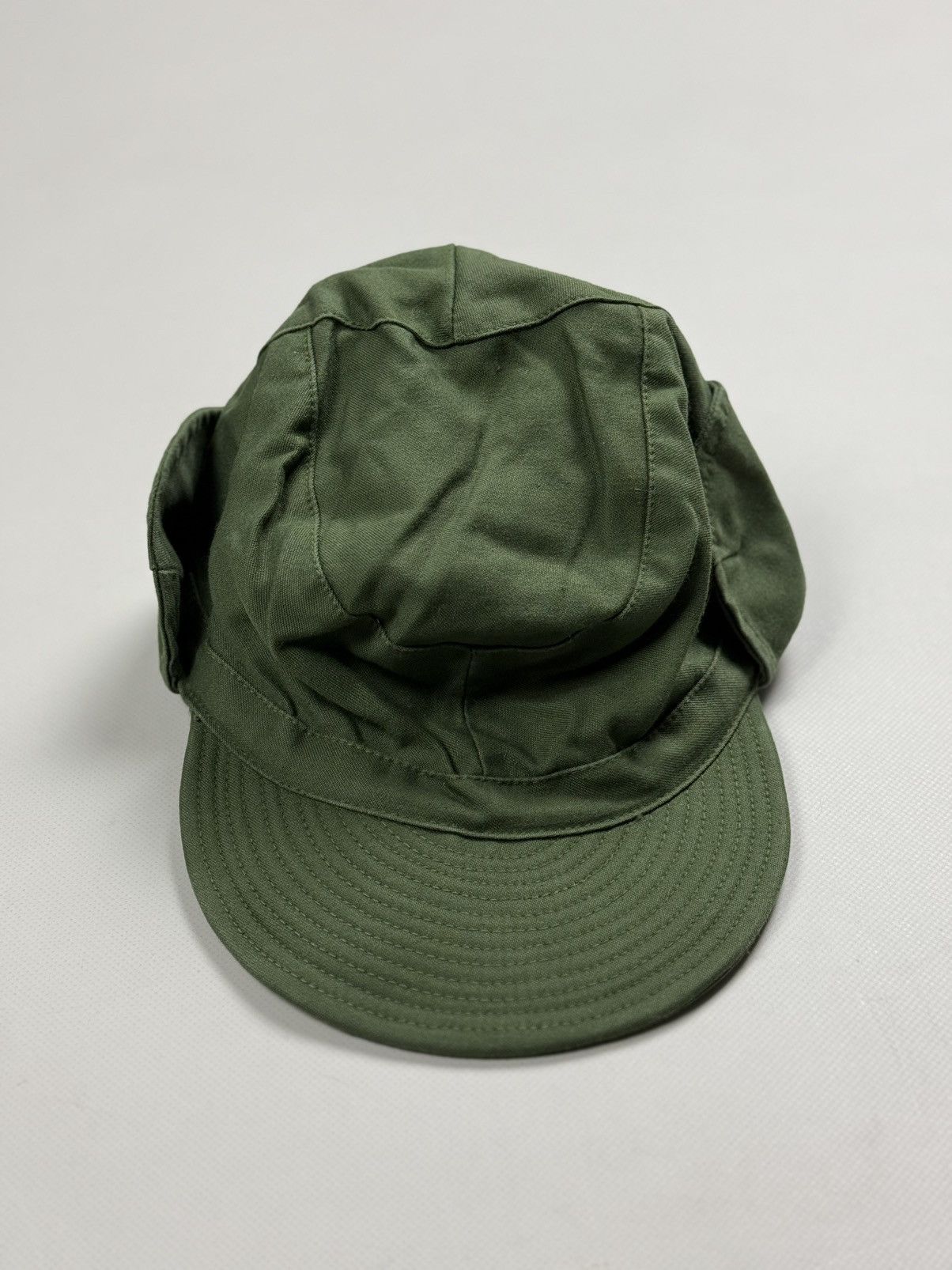 Vintage Vintage Swedish Army Military Earwarmer Flap Ear Cap Hat Size ONE SIZE - 5 Thumbnail