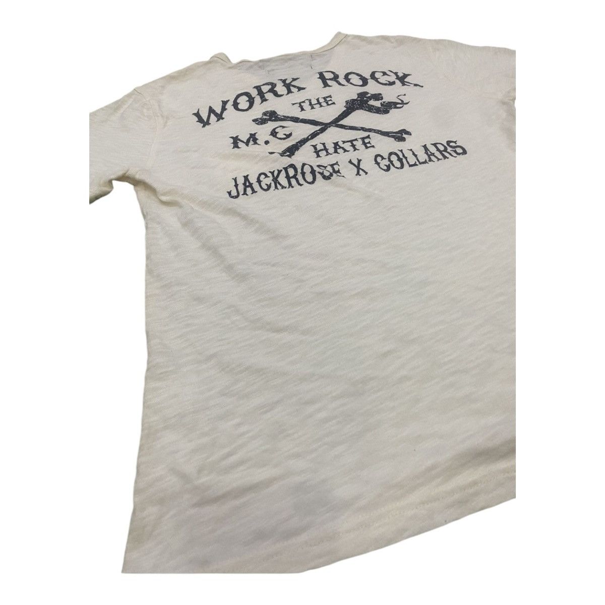 JACKROSE JACK ROSE X COLLARS WORK ROCK THE HATE CROSS BONE SHIRT Size US L / EU 52-54 / 3 - 2 Thumbnail
