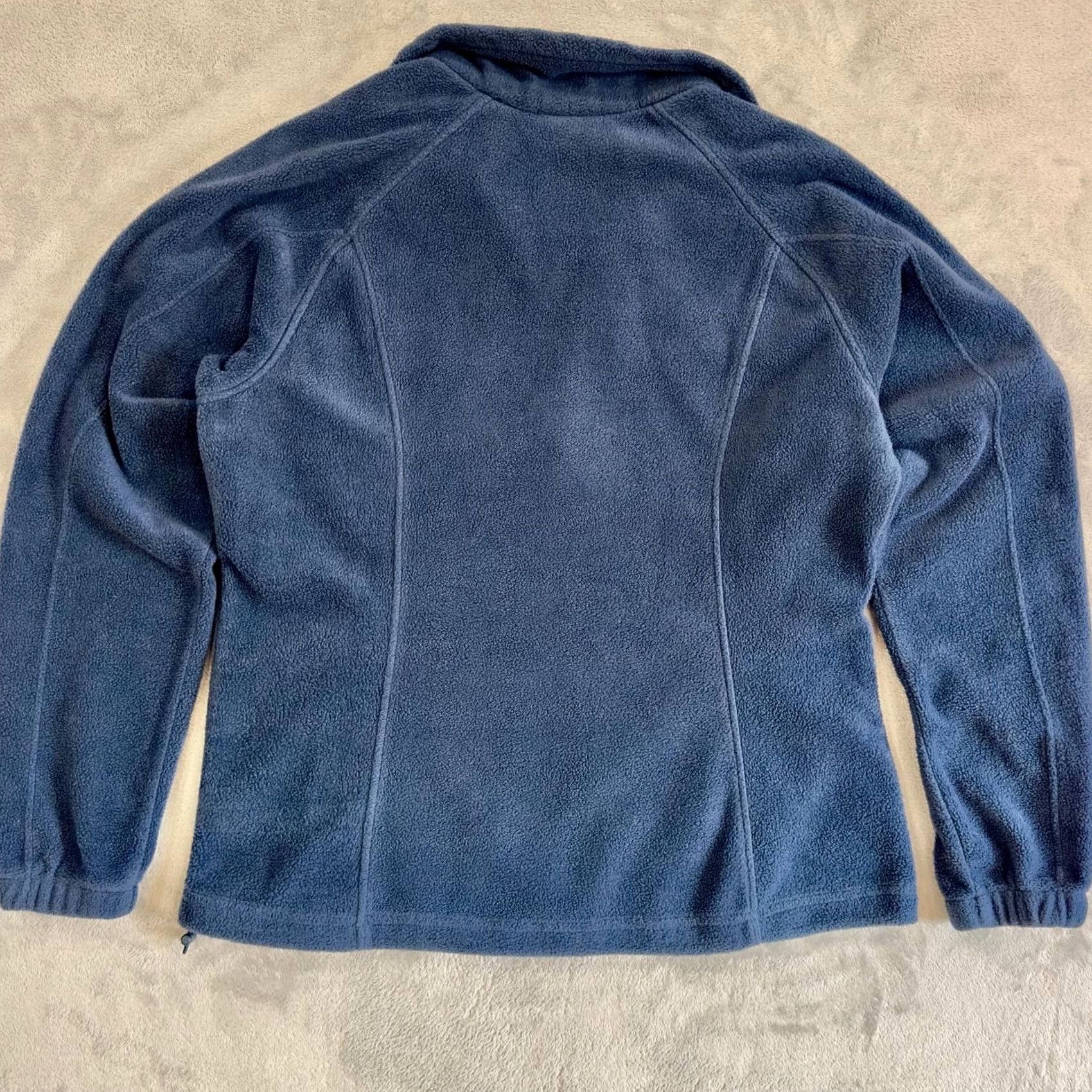 Vintage Columbia Fleece Jacket Blue Full Zip Long Sleeve Women's L Jacket Size L / US 10 / IT 46 - 7 Thumbnail