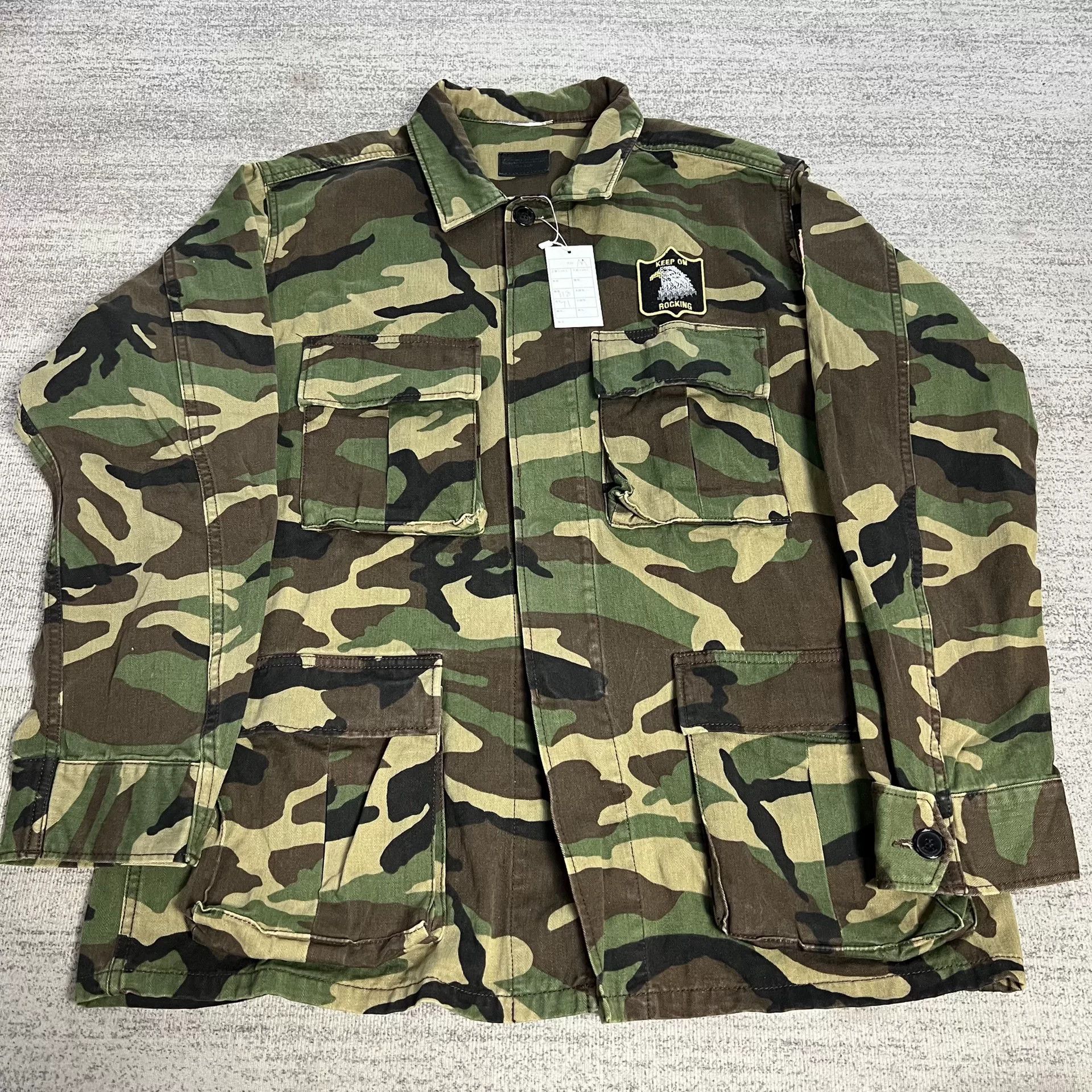 Saint Laurent Paris Saint Laurent Camouflage Utility Jacket Size US M / EU 48-50 / 2 - 1 Thumbnail