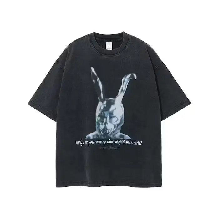 Japanese Brand Donnie Darko Printed Vintage T Shirt Size US L / EU 52-54 / 3 - 1 Thumbnail