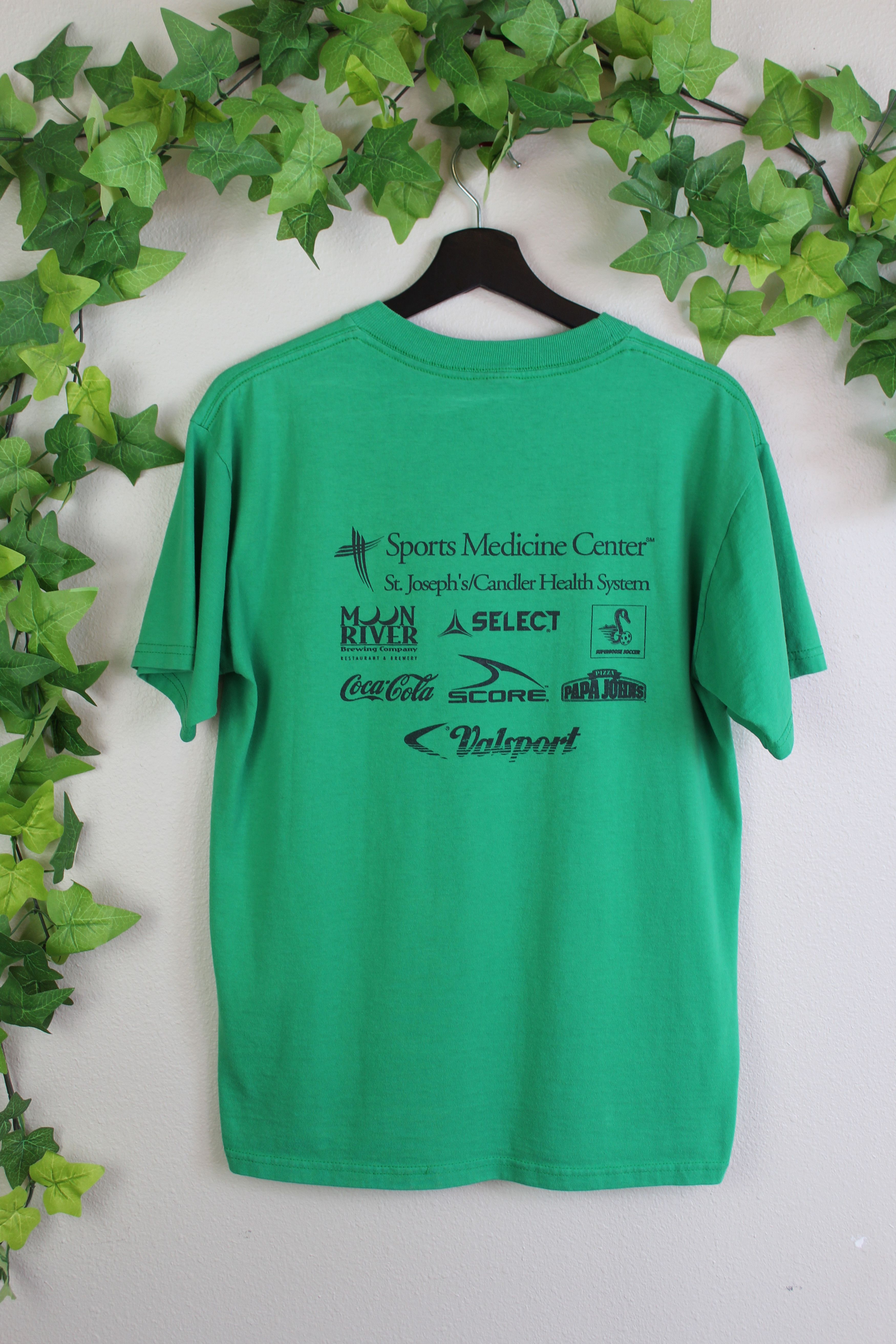 Vintage SHAMROCK SOCCER T-SHIRT 02' Size US M / EU 48-50 / 2 - 2 Thumbnail