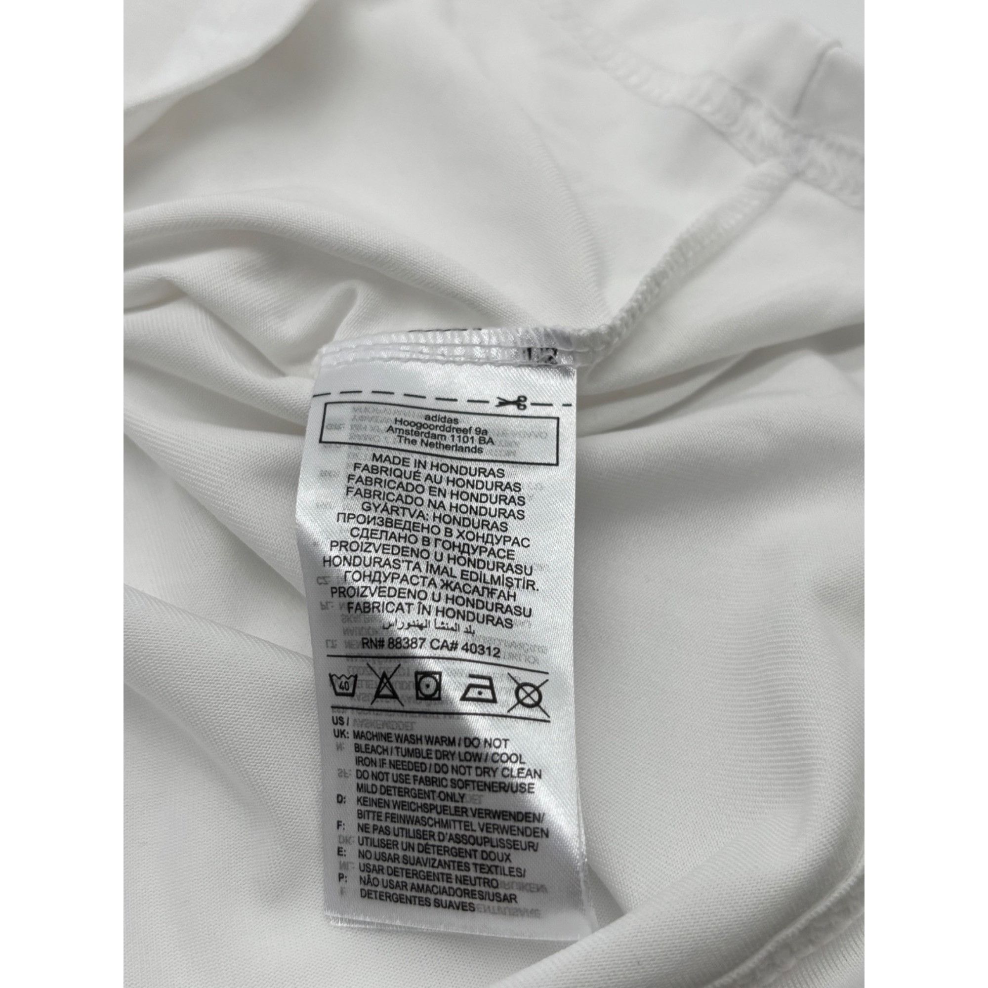 Adidas Adidas Women’s Peach Tree Road Race Pregame T-Shirt, White, Size S / US 4 / IT 40 - 5 Thumbnail