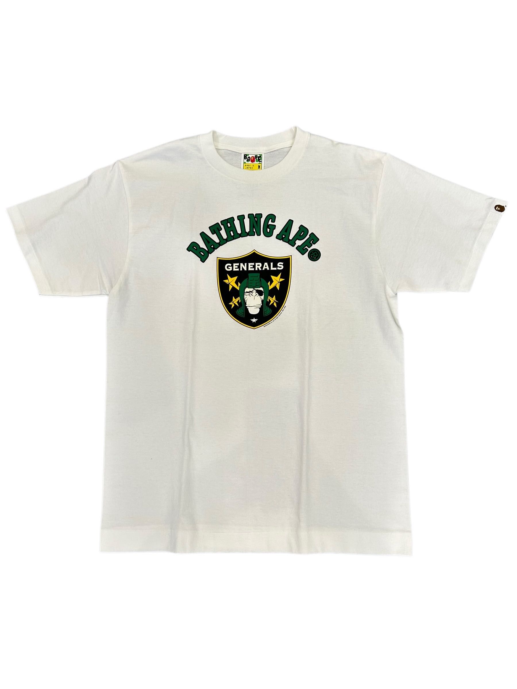 Bape BAPE Generals Tee White Size US M / EU 48-50 / 2 - 1 Thumbnail