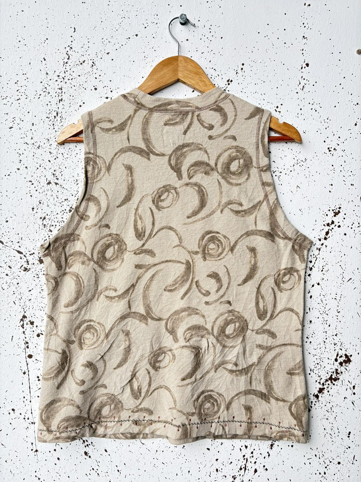 Issey Miyake Vintage Hai Sporting Gear Issey Miyake Abstract Pattern Vest Size US S / EU 44-46 / 1 - 5 Thumbnail