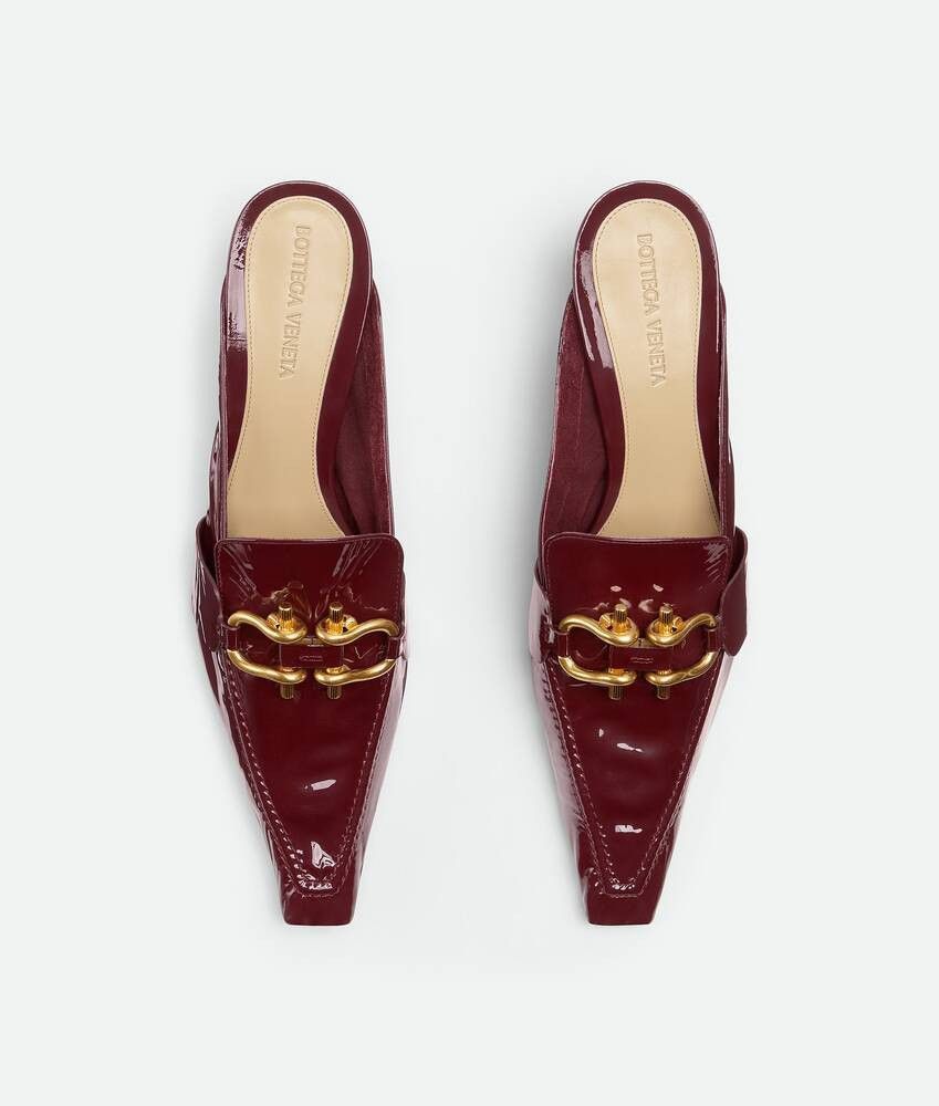 Bottega Veneta o1bcso1str0924 Madame Mule in Burgundy Size US 8.5 / IT 38.5 - 3 Thumbnail