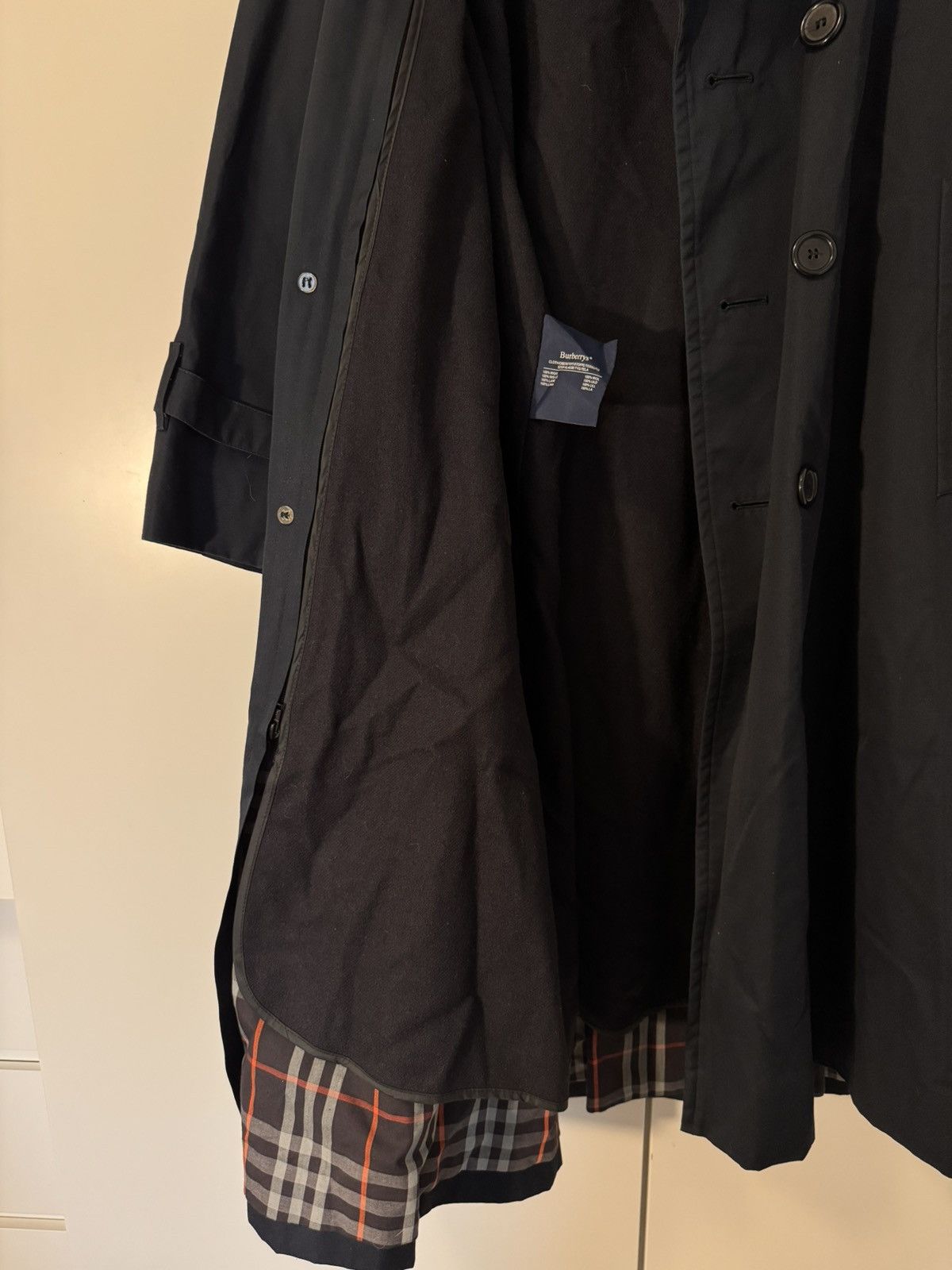 Burberry Classic Vintage Burberrys' Navy Trench Coat Size US M / EU 48-50 / 2 - 11 Thumbnail